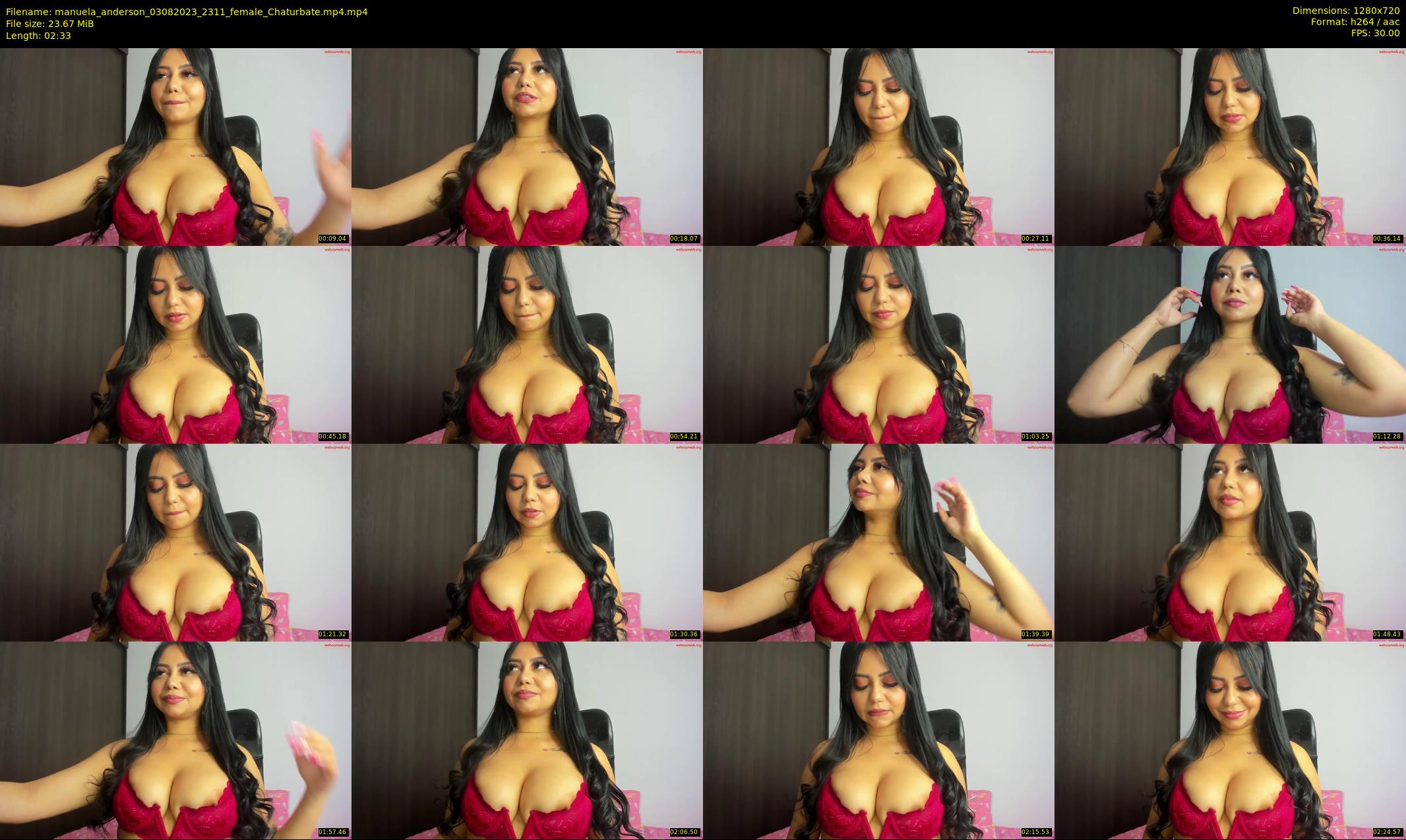 manuela_anderson — 3 minute Chaturbate female cam show recording, 720p, Aug 3, 2023