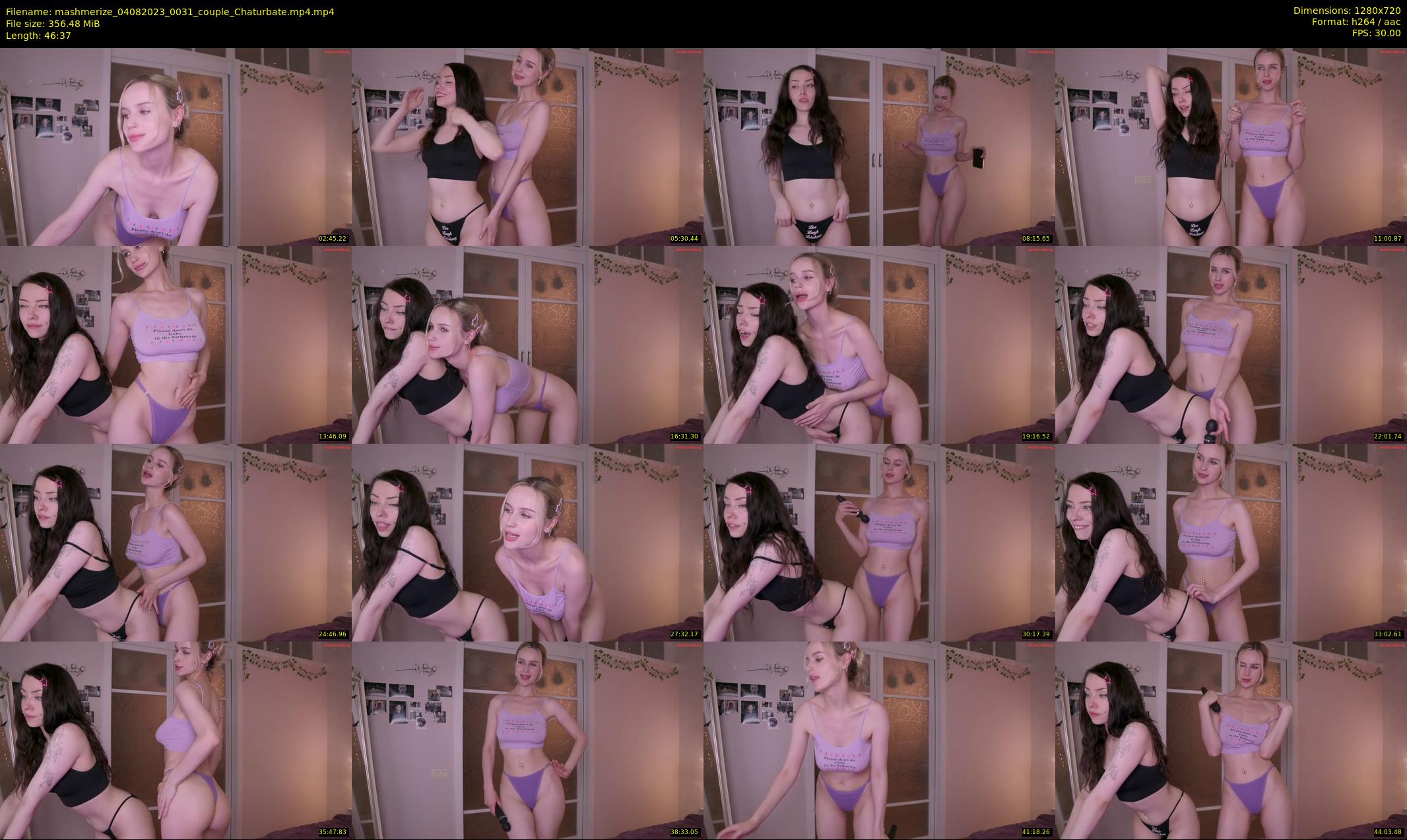 mashmerize — 47 minute Chaturbate female cam show recording, 720p, Aug 4, 2023