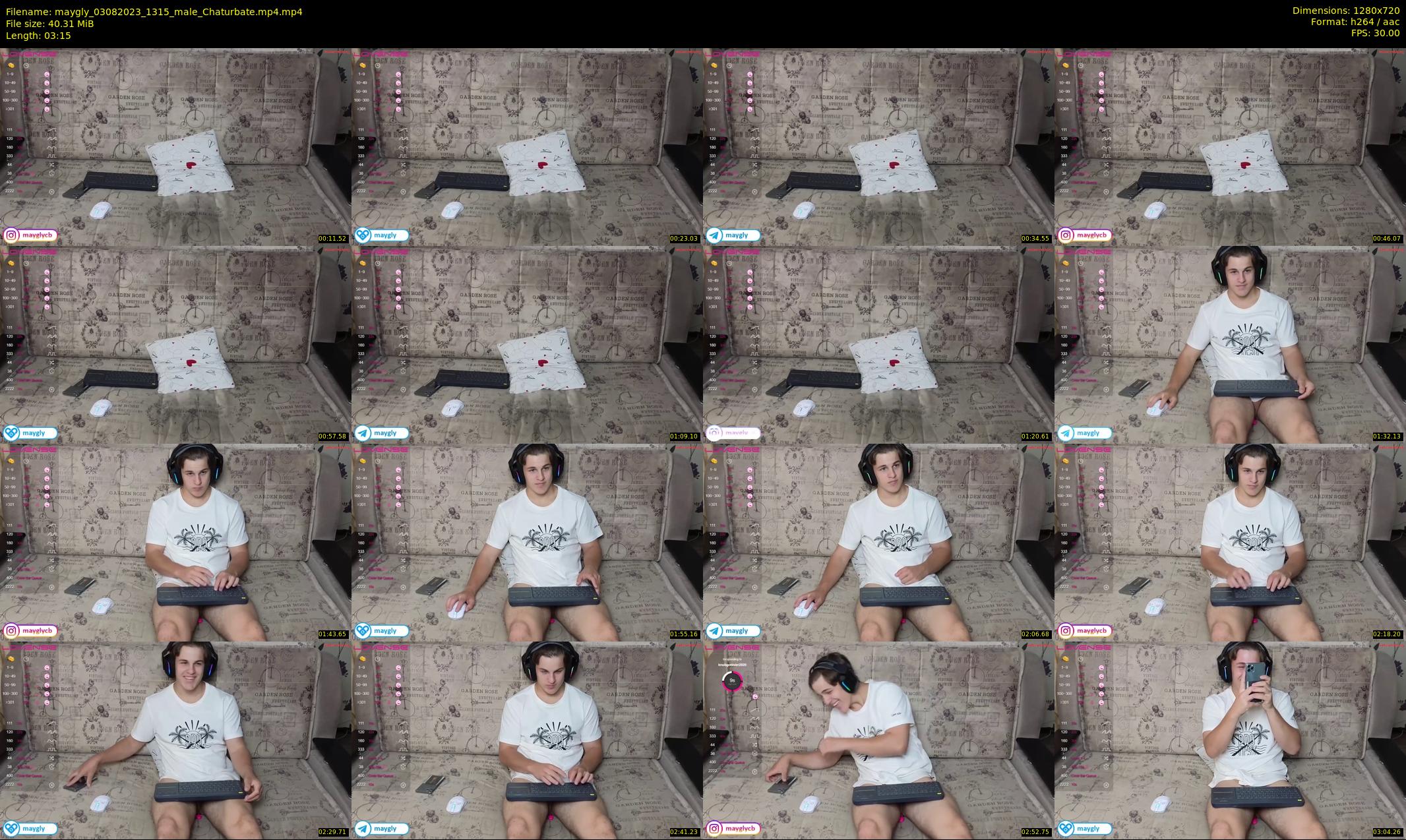 maygly — 4 minute Chaturbate male cam show recording, 720p, Aug 3, 2023