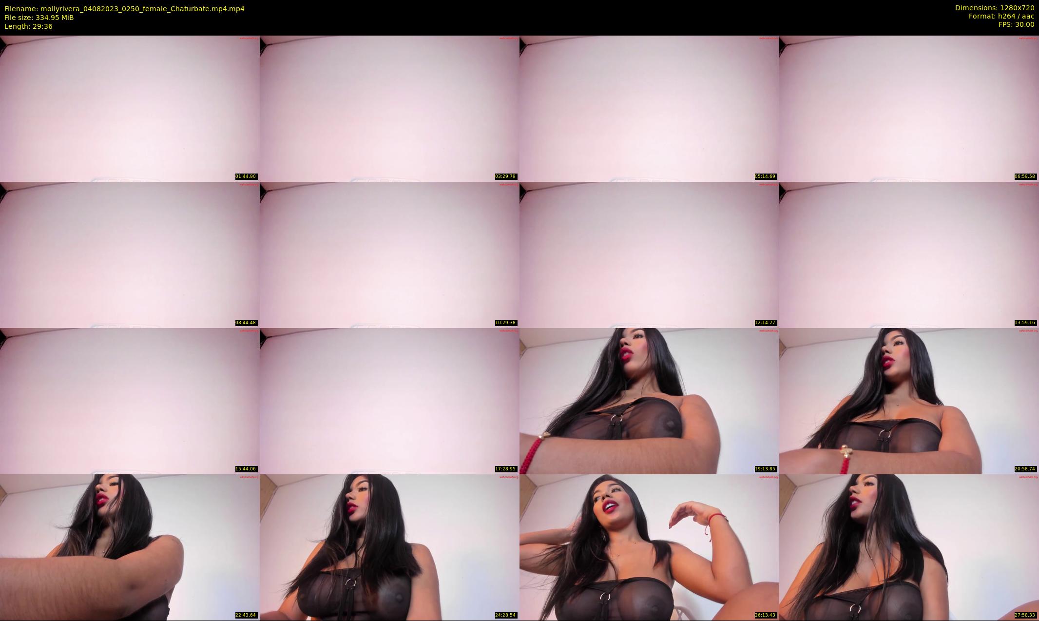 mollyrivera — 30 minute Chaturbate female cam show recording, 720p, Aug 4, 2023