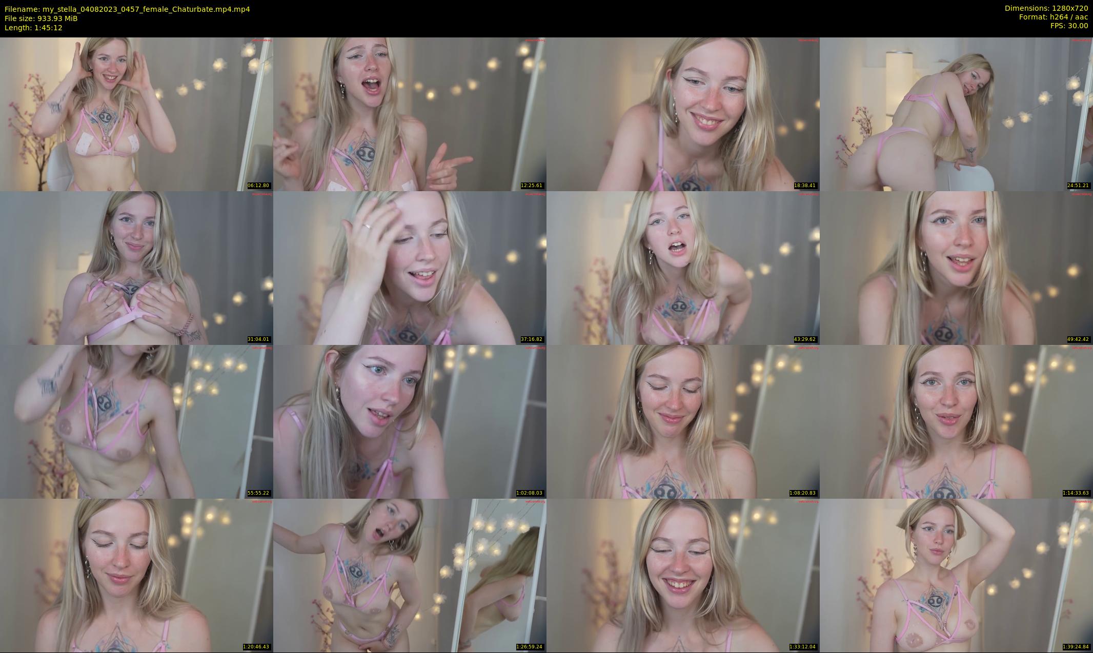 my_stella — 106 minute Chaturbate female cam show recording, 720p, Aug 4, 2023