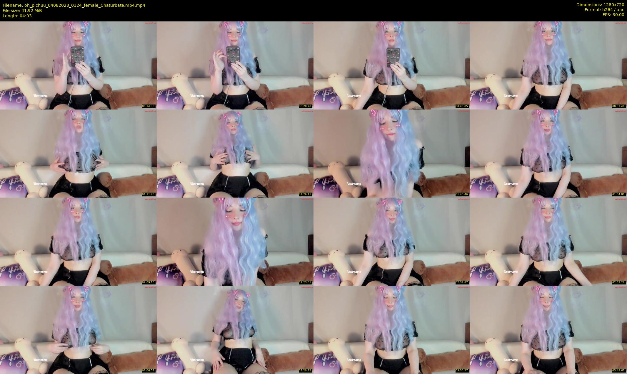 oh_pichuu — 5 minute Chaturbate female cam show recording, 720p, Aug 4, 2023