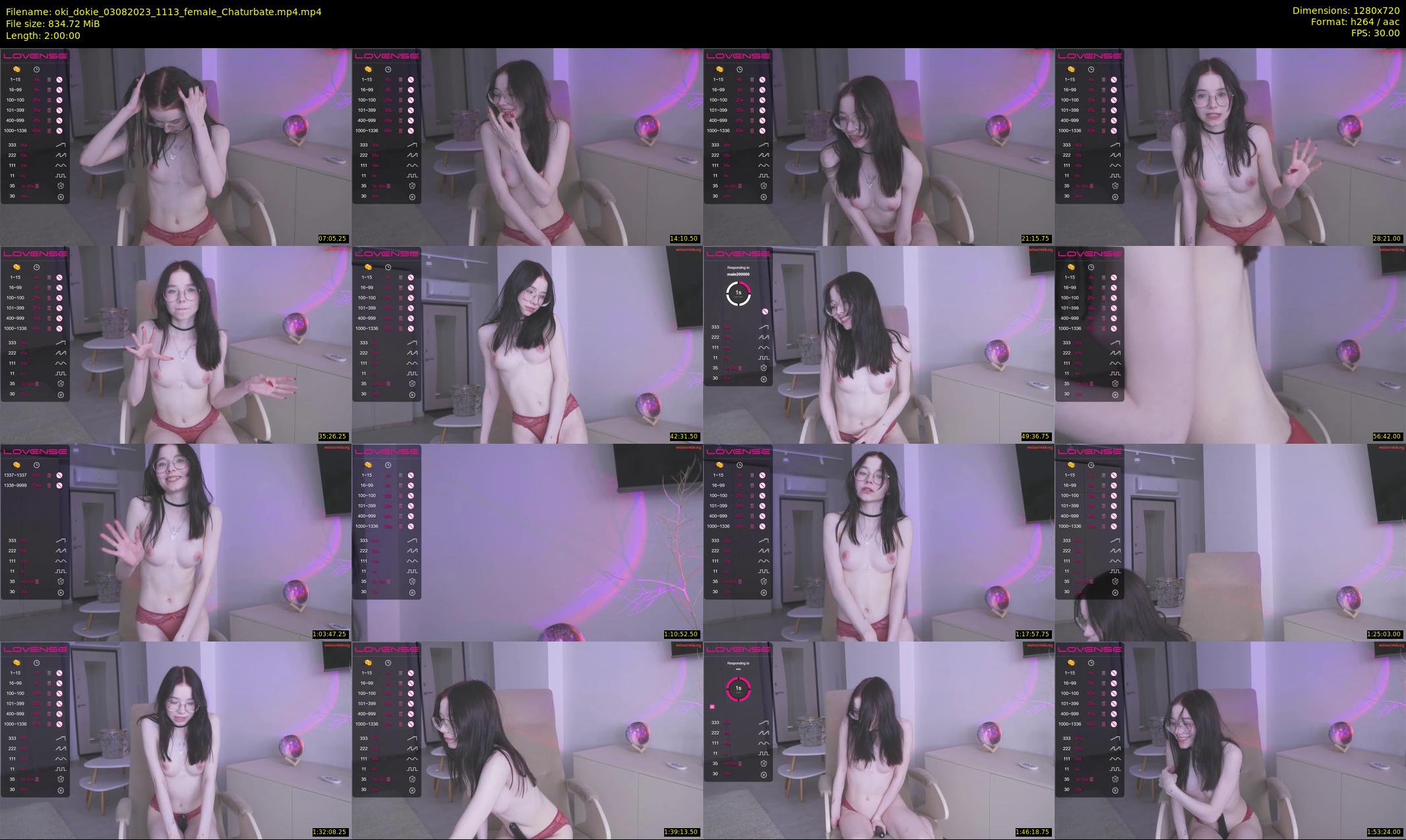 oki_dokie — 120 minute Chaturbate female cam show recording, 720p, Aug 3, 2023