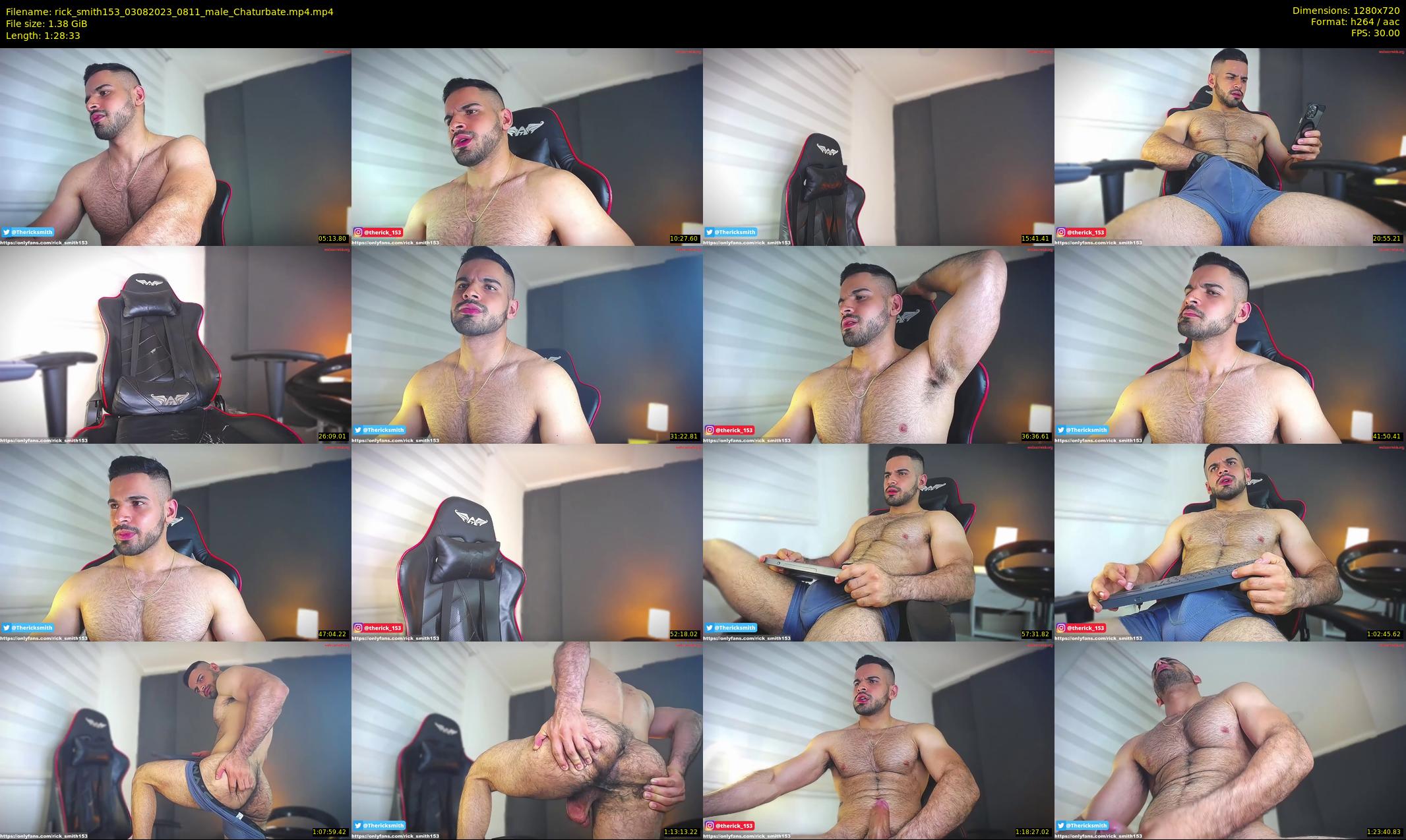 rick_smith153 — 89 minute Chaturbate male cam show recording, 720p, Aug 3, 2023