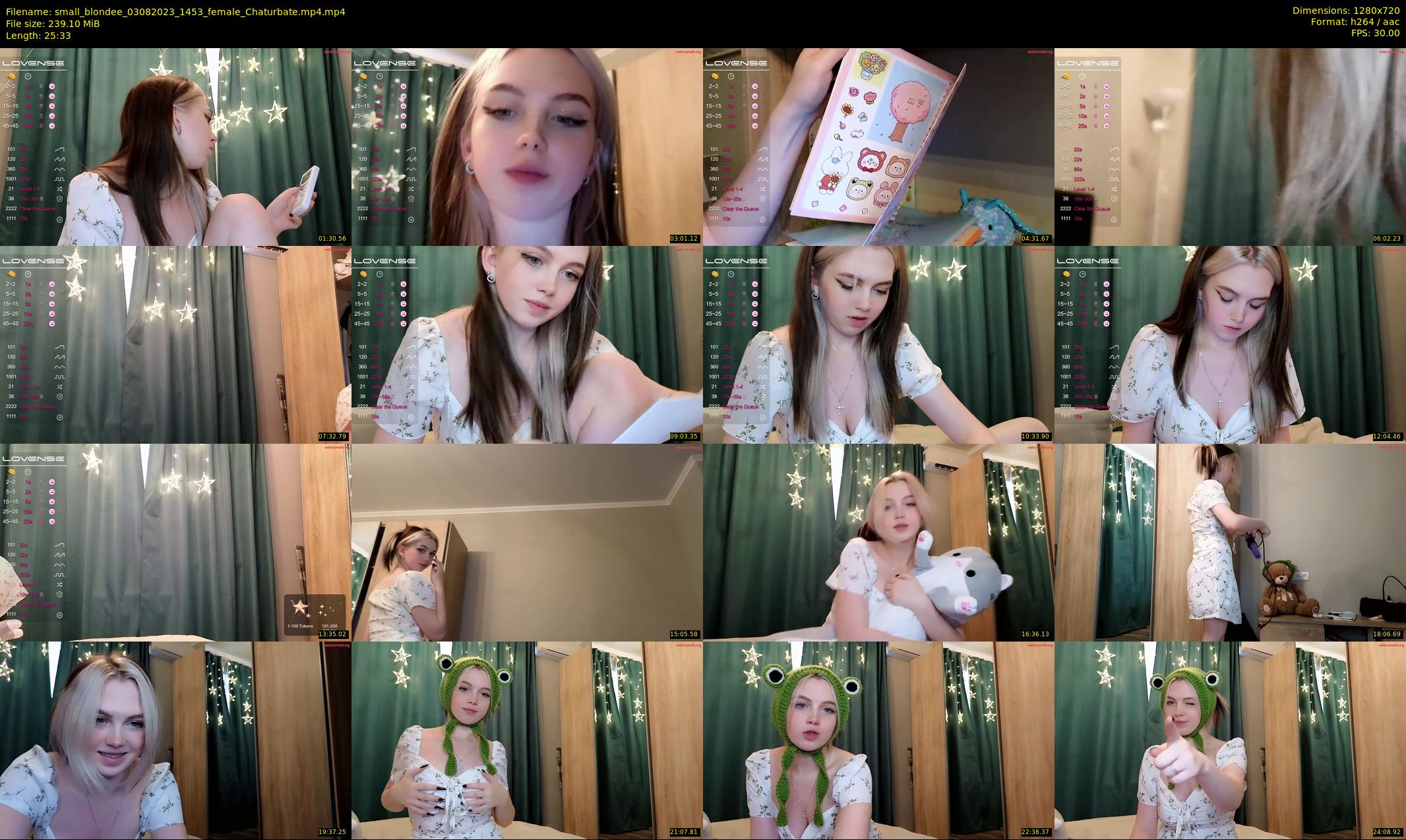 small_blondee — 26 minute Chaturbate female cam show recording, 720p, Aug 3, 2023