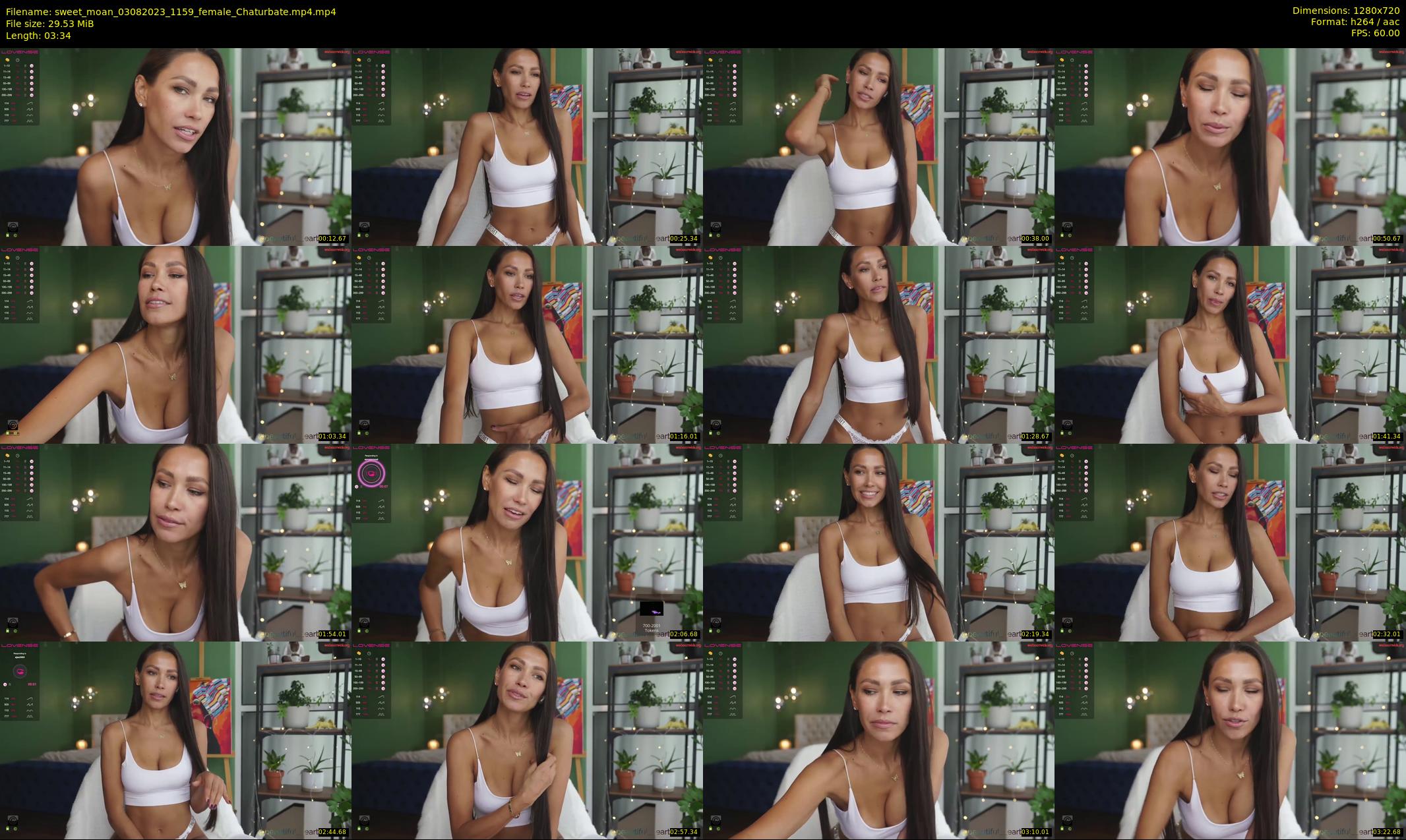 sweet_moan — 4 minute Chaturbate female cam show recording, 720p, Aug 3, 2023