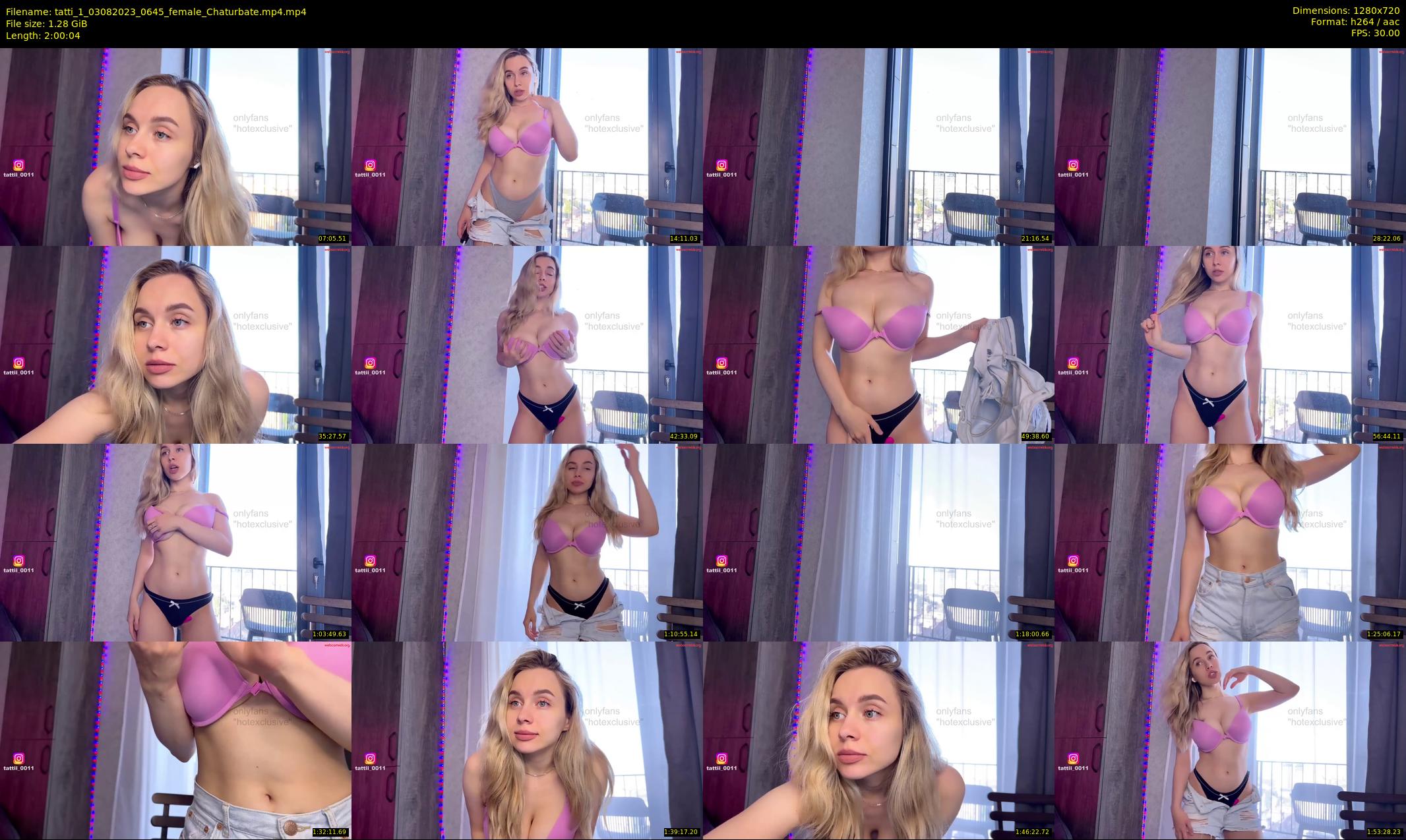 tatti_1 — 121 minute Chaturbate female cam show recording, 720p, Aug 3, 2023