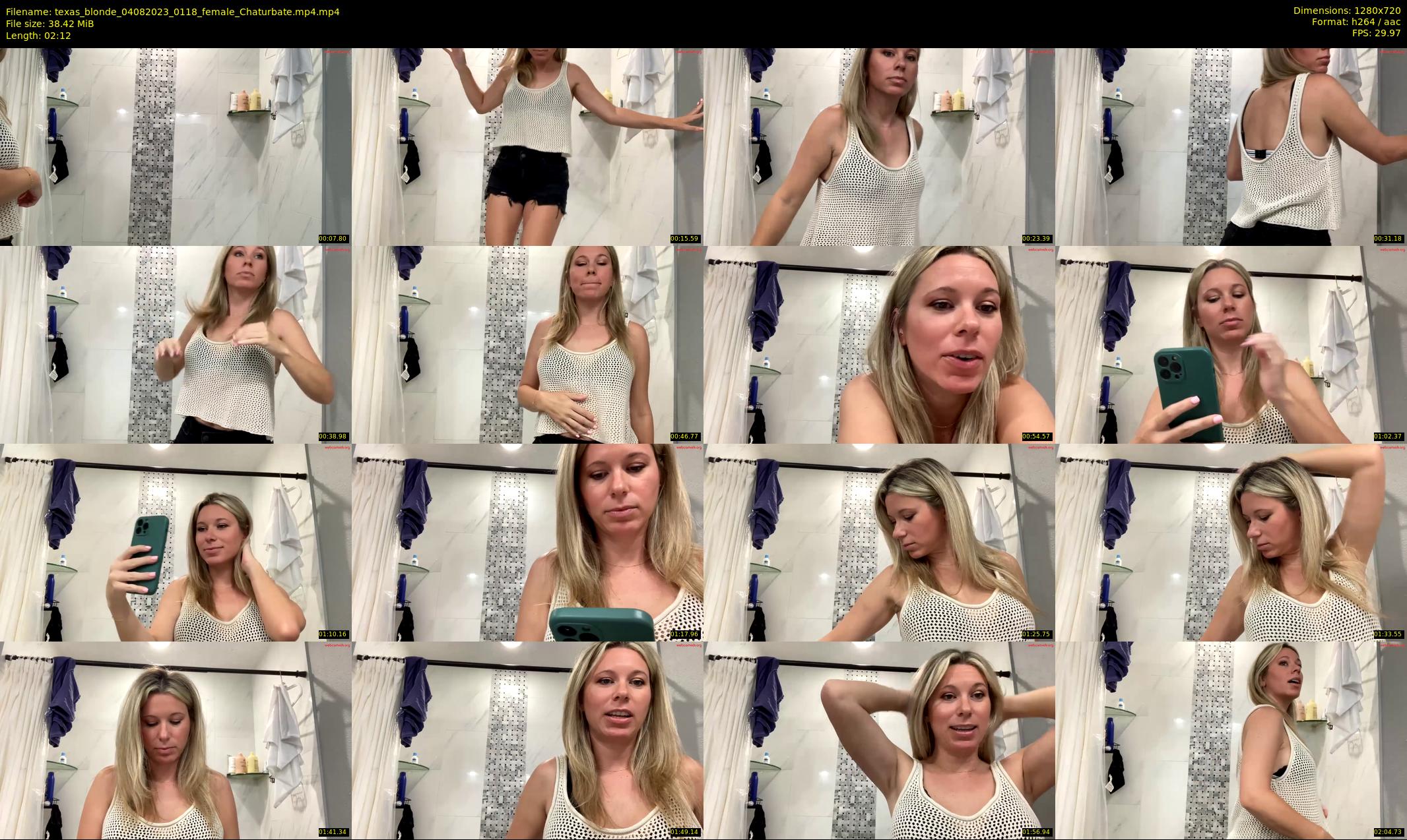 texas_blonde — 3 minute Chaturbate female cam show recording, 720p, Aug 4, 2023