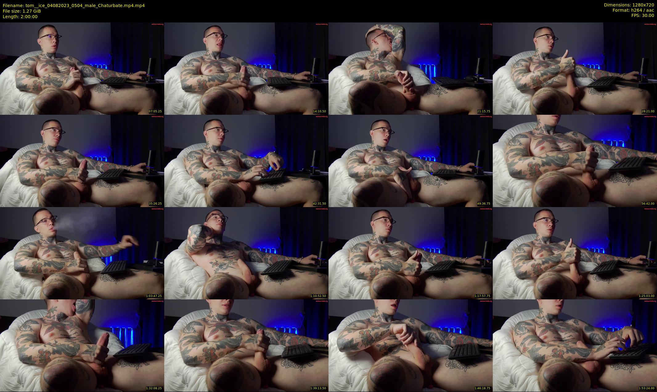 tom__ice — 120 minute Chaturbate male cam show recording, 720p, Aug 4, 2023