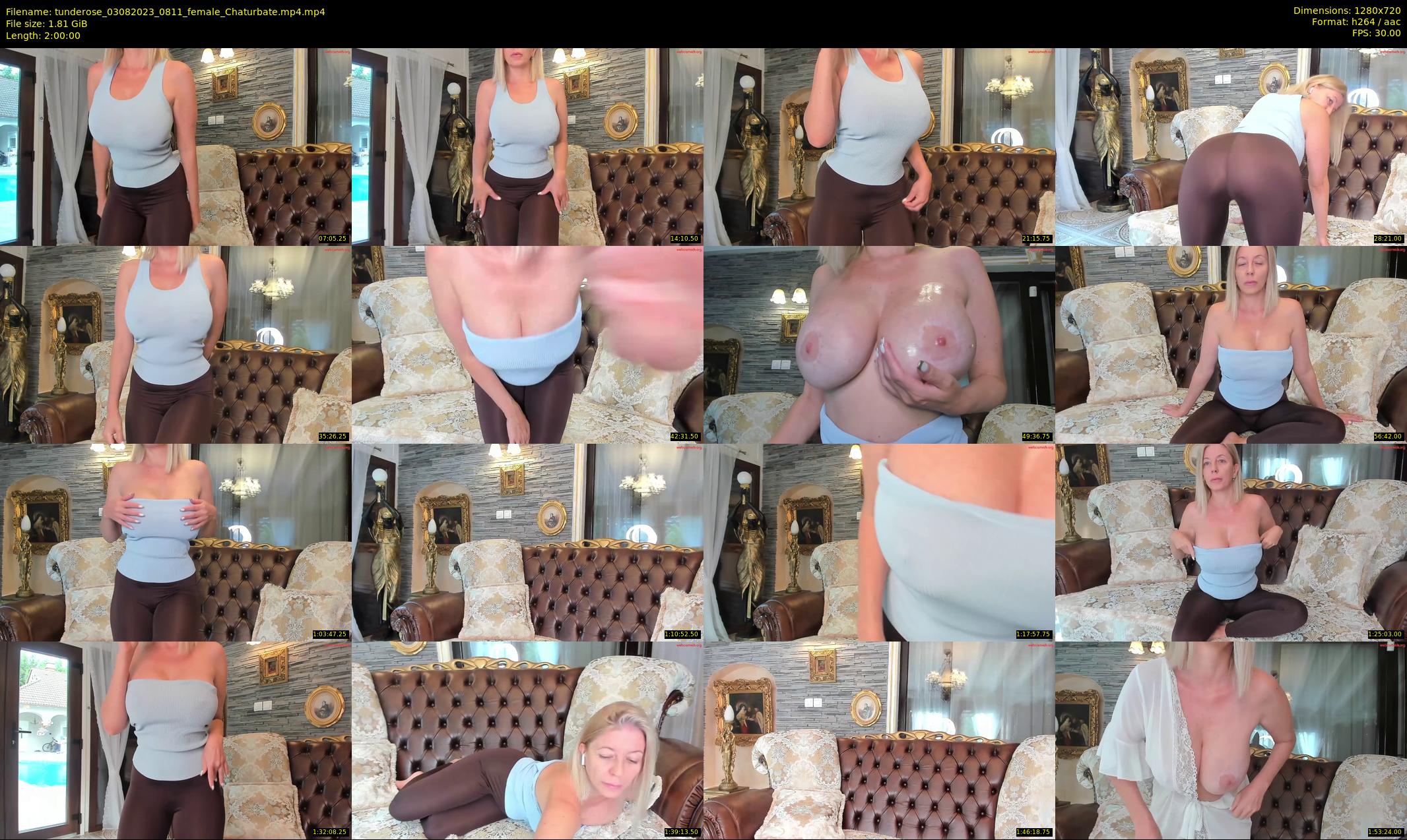tunderose — 120 minute Chaturbate female cam show recording, 720p, Aug 3, 2023
