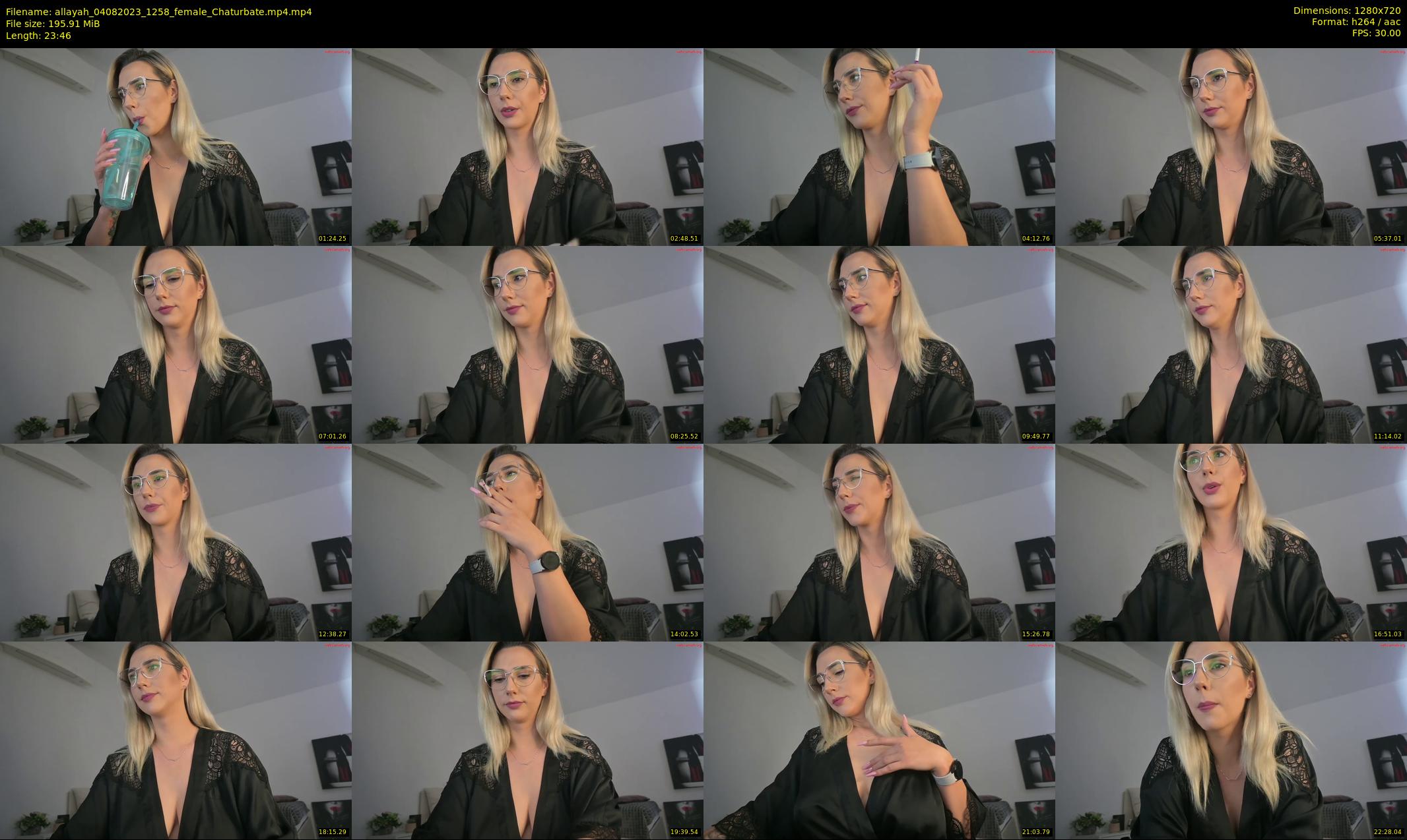 allayah — 24 minute Chaturbate female cam show recording, 720p, Aug 4, 2023