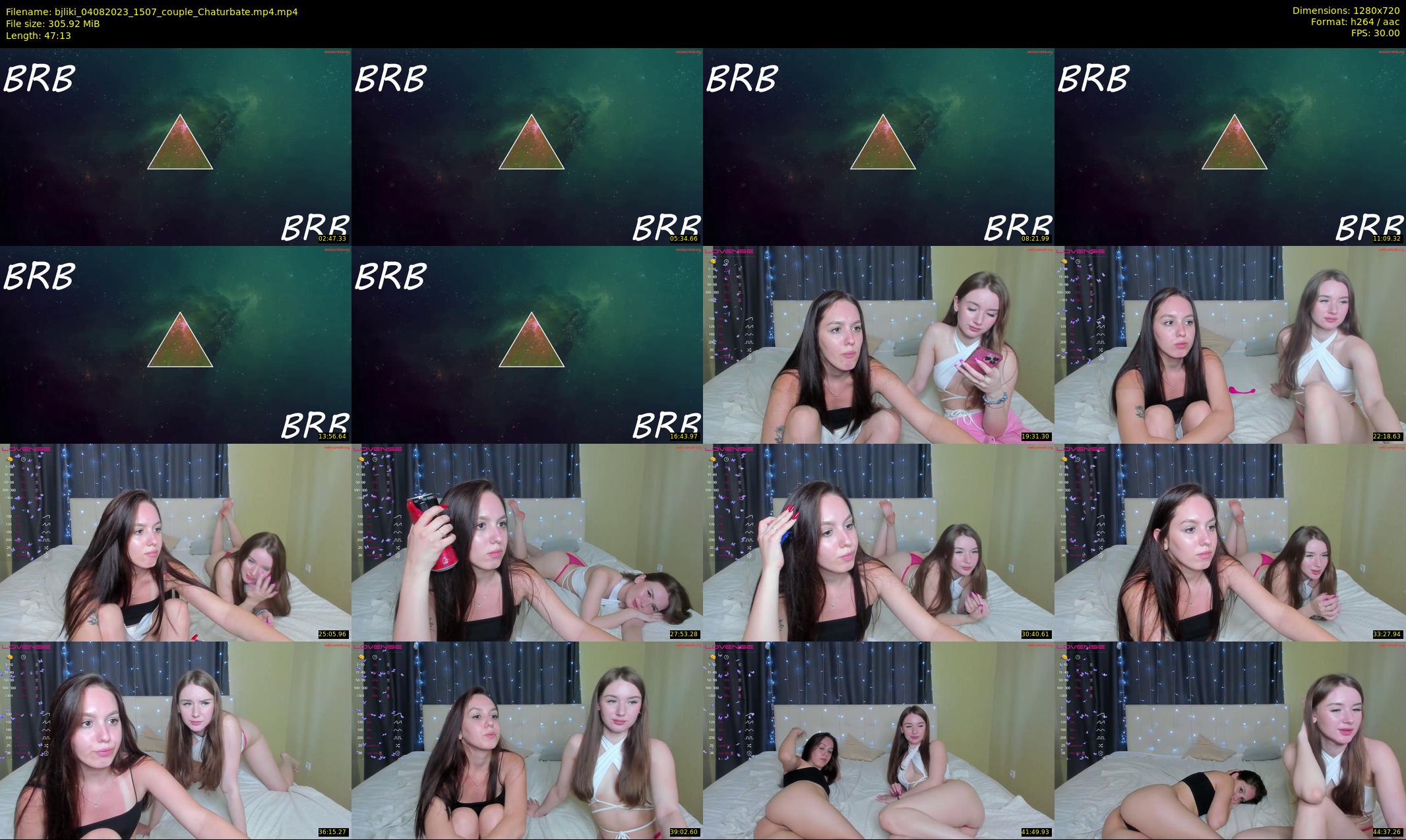 bjliki — 48 minute Chaturbate couple cam show recording, 720p, Aug 4, 2023