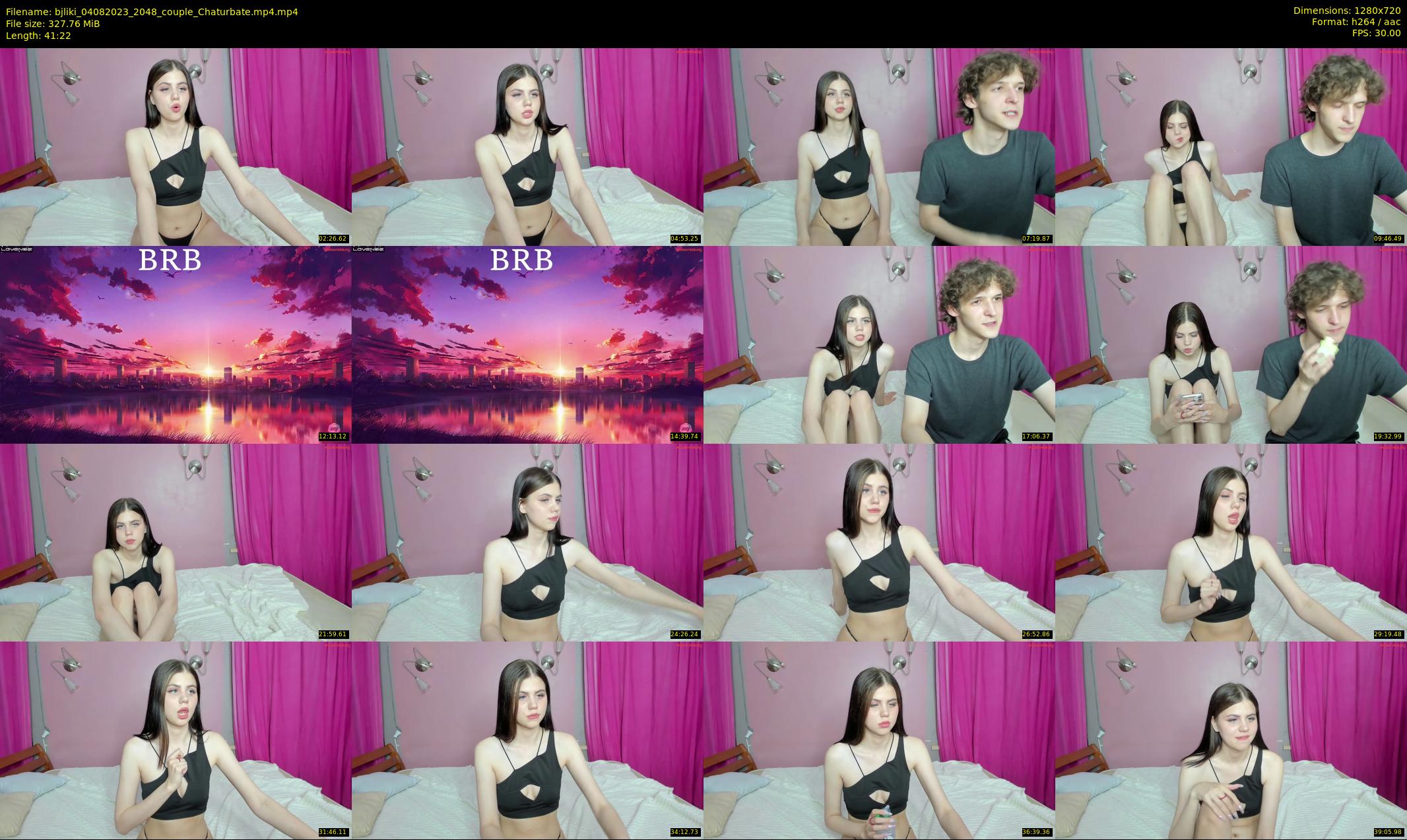 bjliki — 42 minute Chaturbate couple cam show recording, 720p, Aug 4, 2023
