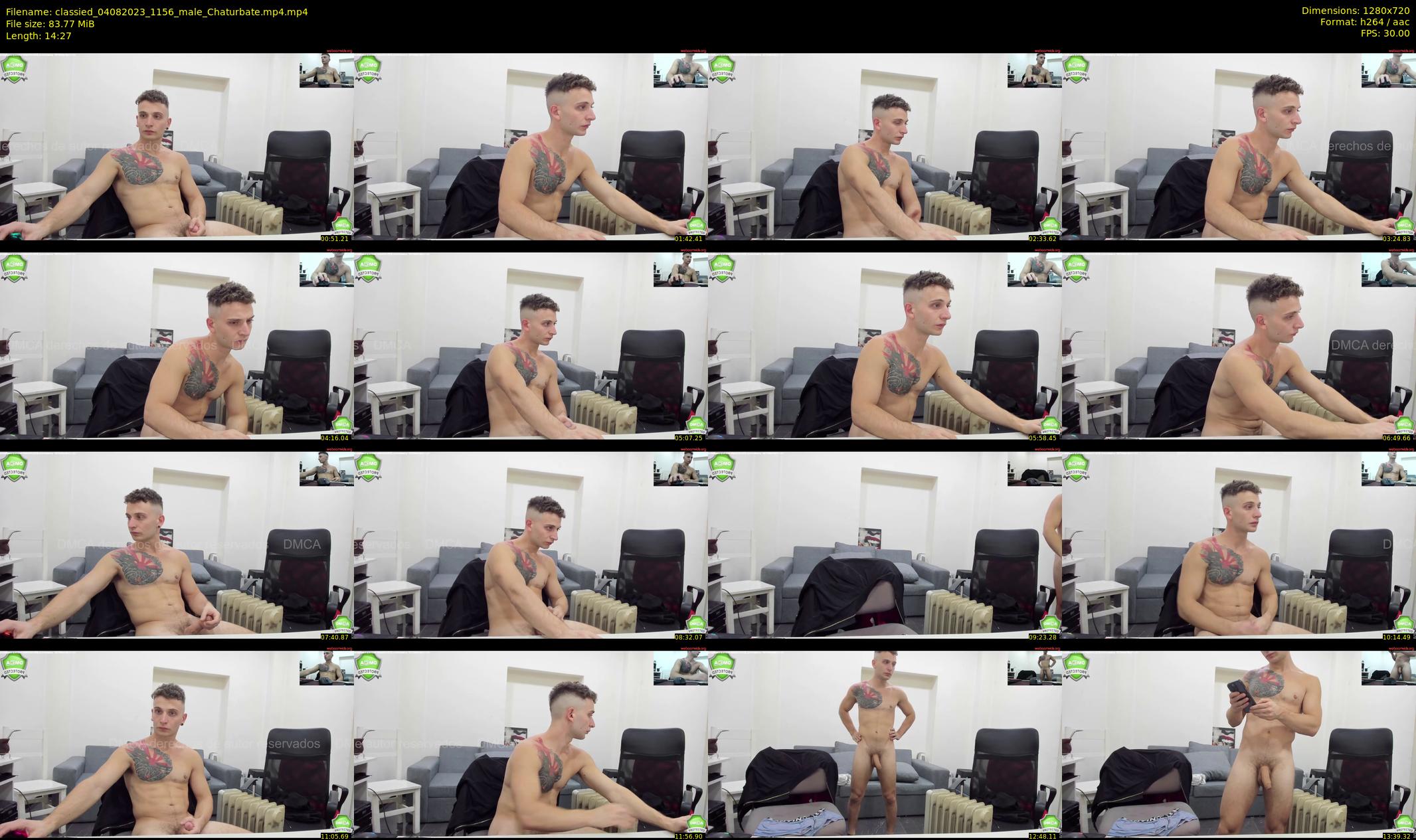 classied — 15 minute Chaturbate male cam show recording, 720p, Aug 4, 2023