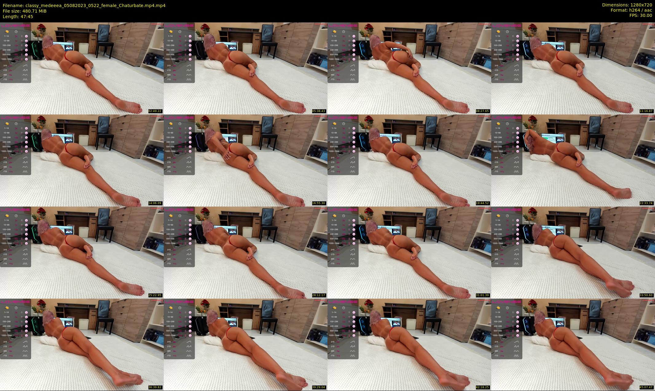 classy_medeeea — 48 minute Chaturbate female cam show recording, 720p, Aug 5, 2023