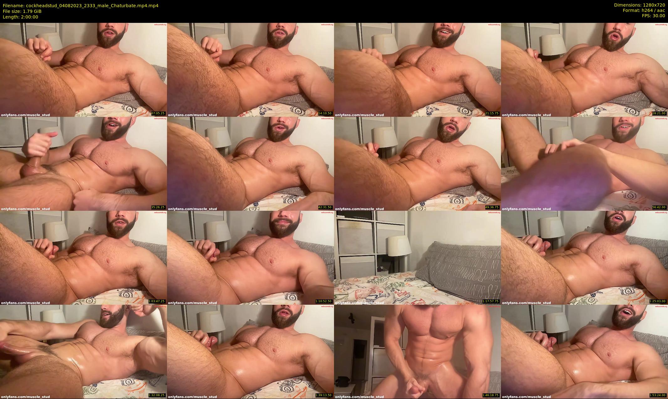 cockheadstud — 120 minute Chaturbate male cam show recording, 720p, Aug 4, 2023