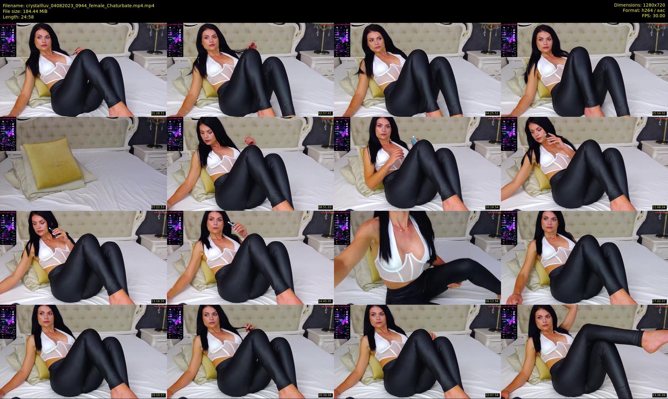 crystallluv — 25 minute Chaturbate female cam show recording, 720p, Aug 4, 2023