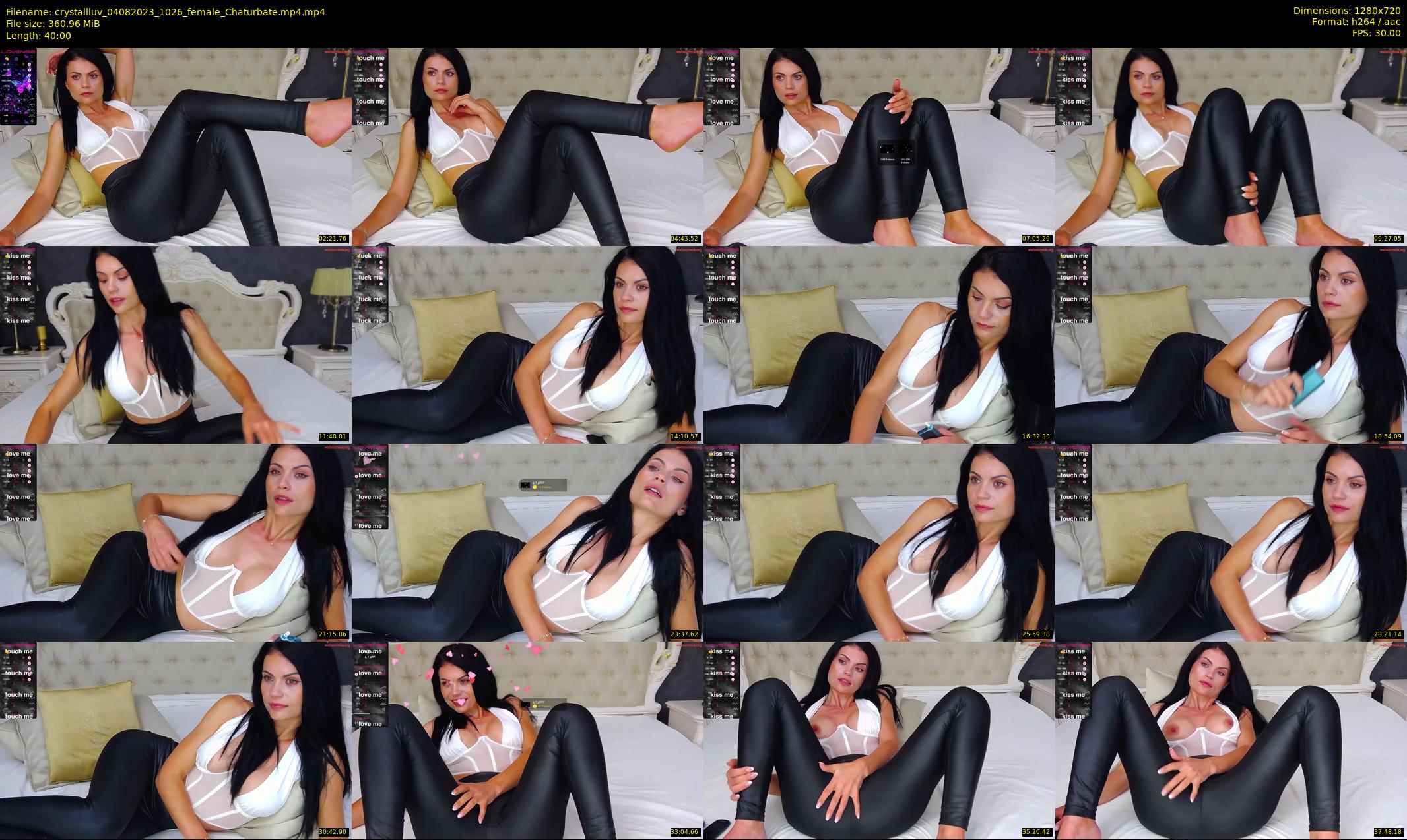 crystallluv — 40 minute Chaturbate female cam show recording, 720p, Aug 4, 2023