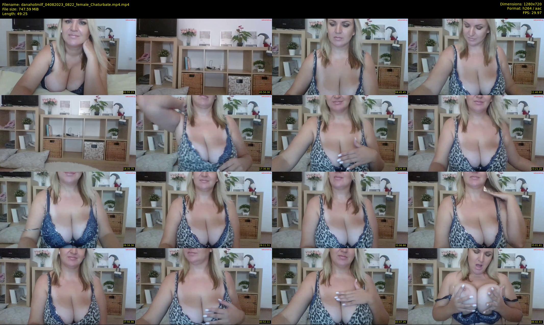 danahotmilf — 50 minute Chaturbate female cam show recording, 720p, Aug 4, 2023