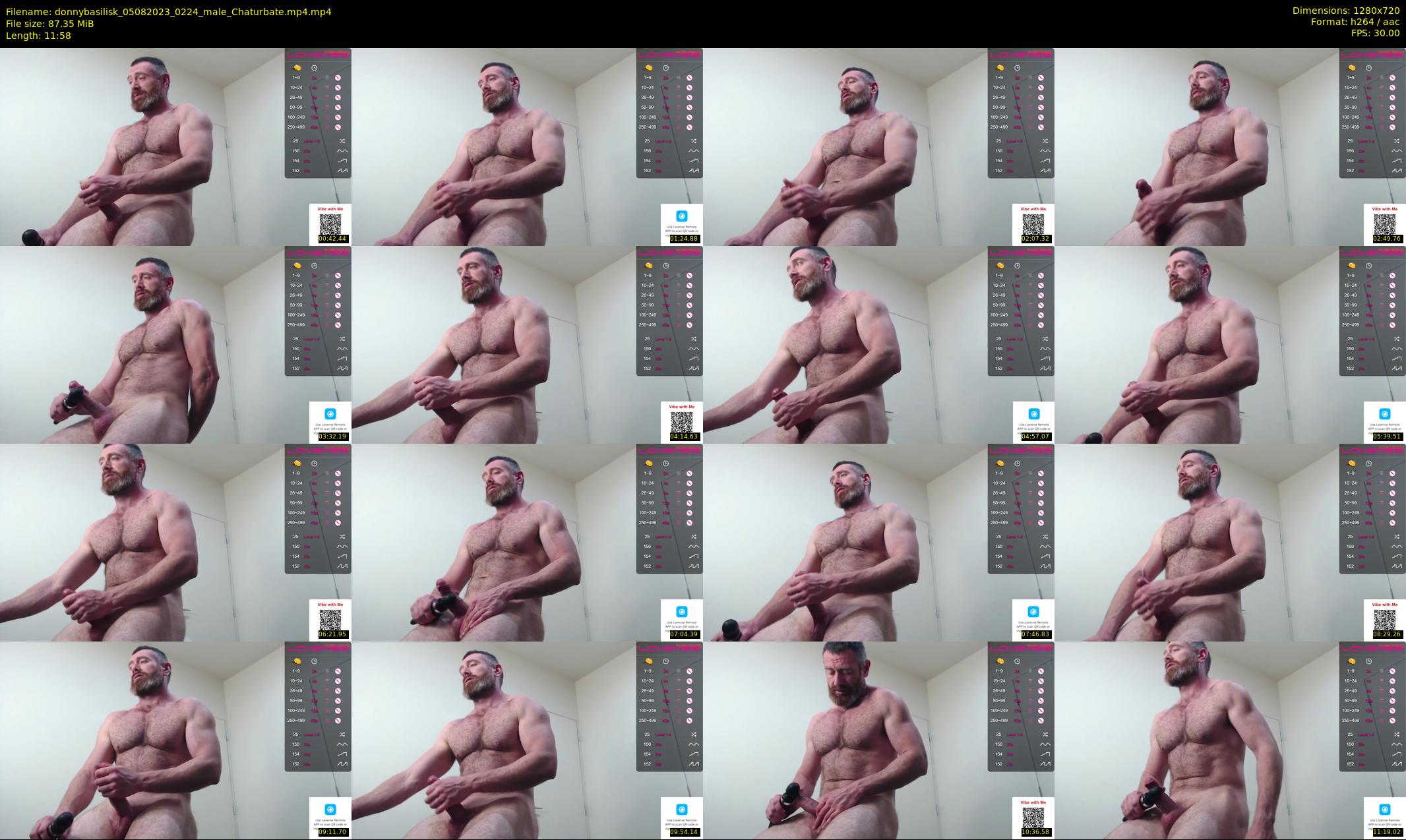 donnybasilisk — 12 minute Chaturbate male cam show recording, 720p, Aug 5, 2023