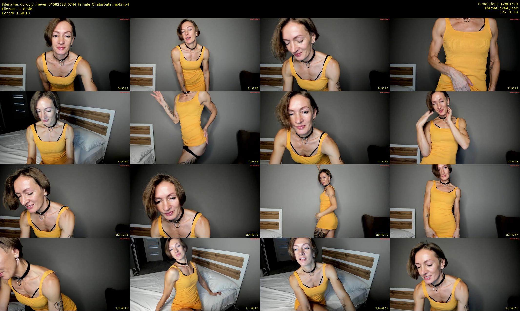 dorothy_meyer — 119 minute Chaturbate female cam show recording, 720p, Aug 4, 2023