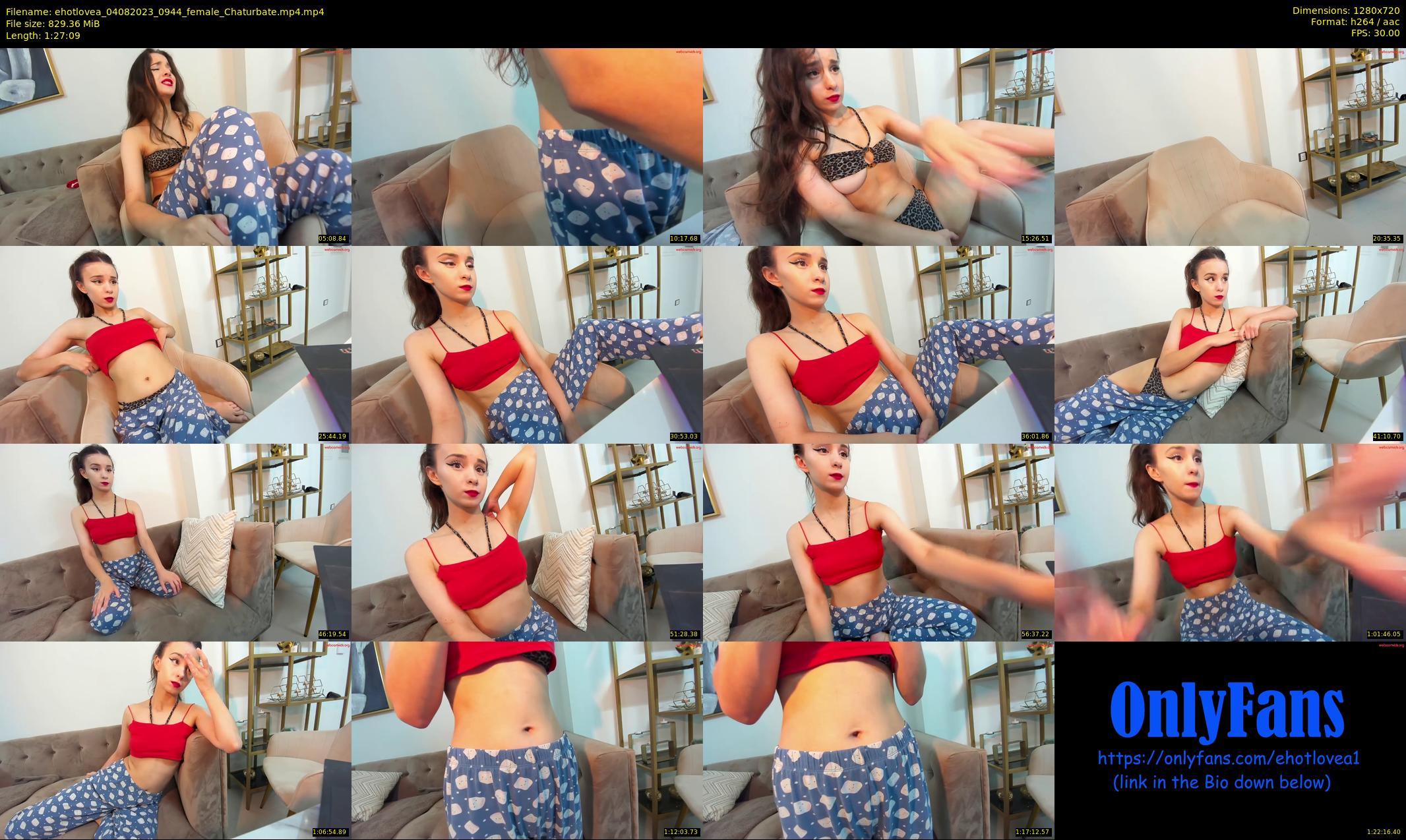 ehotlovea — 88 minute Chaturbate female cam show recording, 720p, Aug 4, 2023