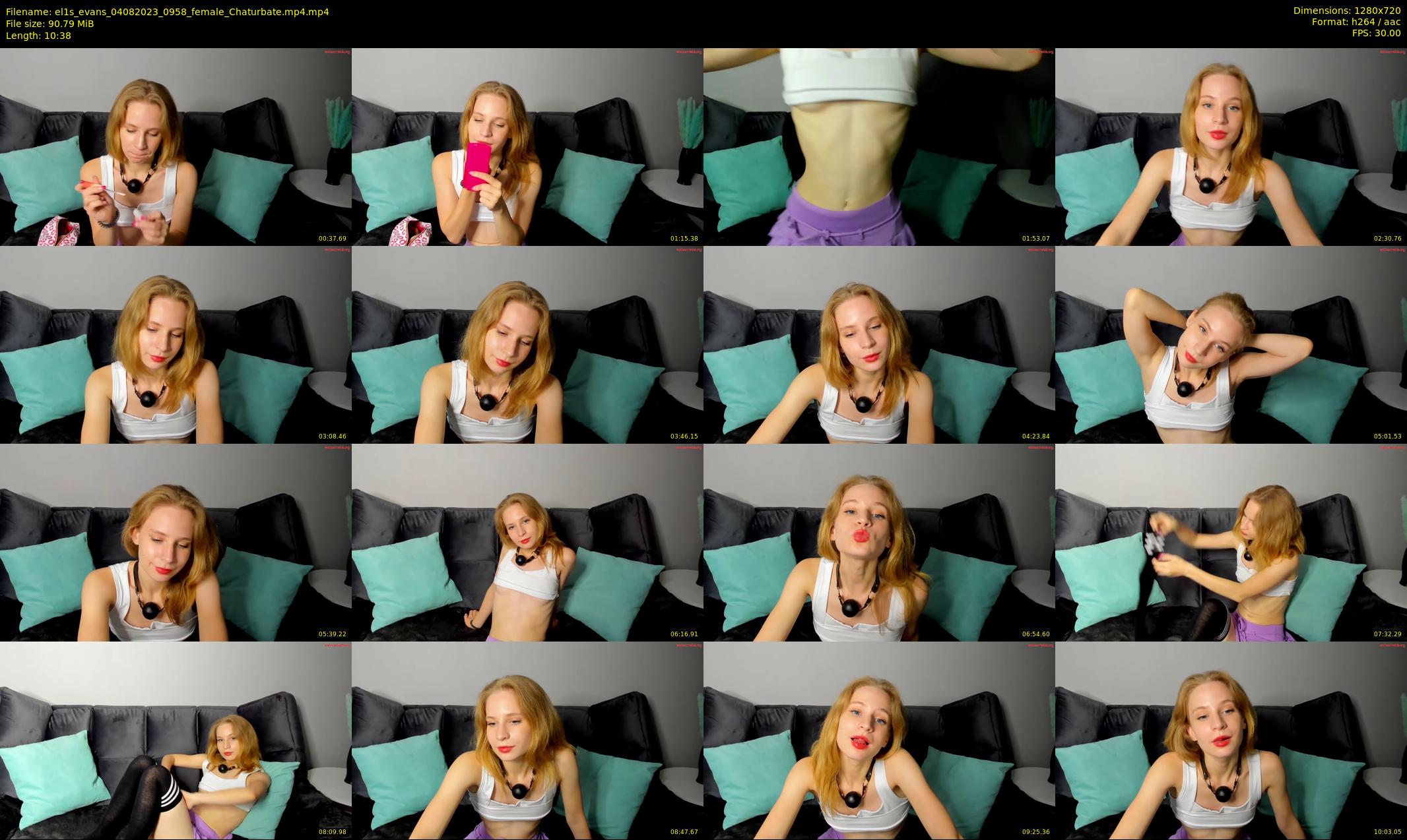 el1s_evans — 11 minute Chaturbate female cam show recording, 720p, Aug 4, 2023