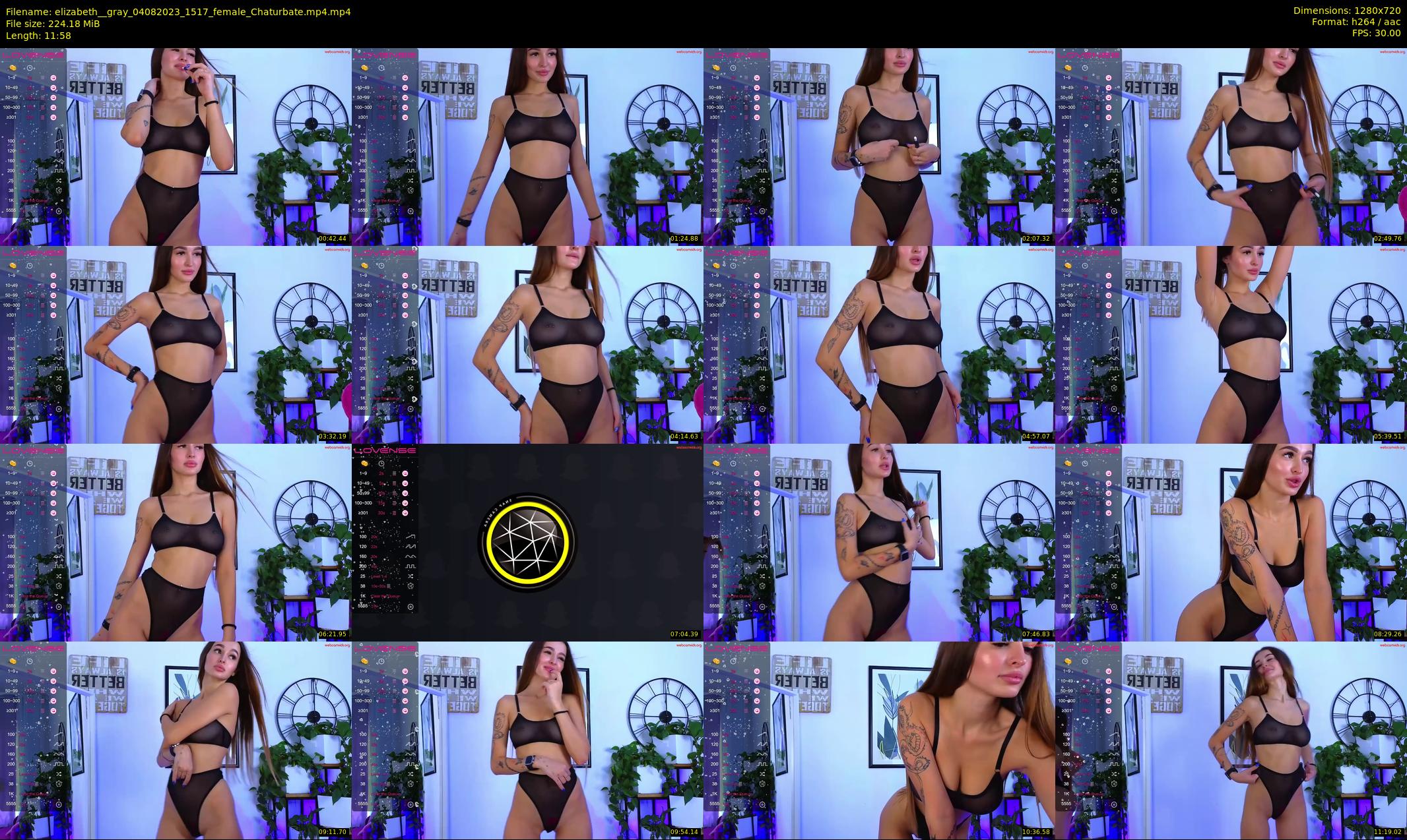 elizabeth__gray — 12 minute Chaturbate female cam show recording, 720p, Aug 4, 2023