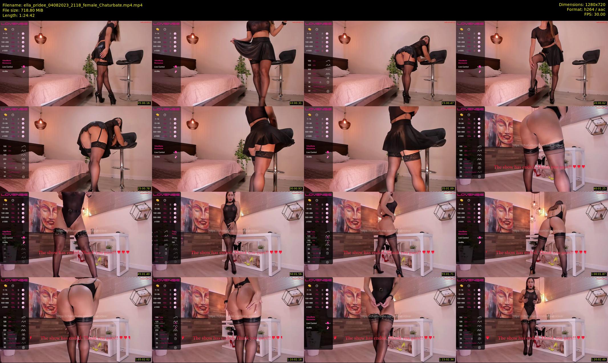 ella_pridee — 85 minute Chaturbate female cam show recording, 720p, Aug 4, 2023