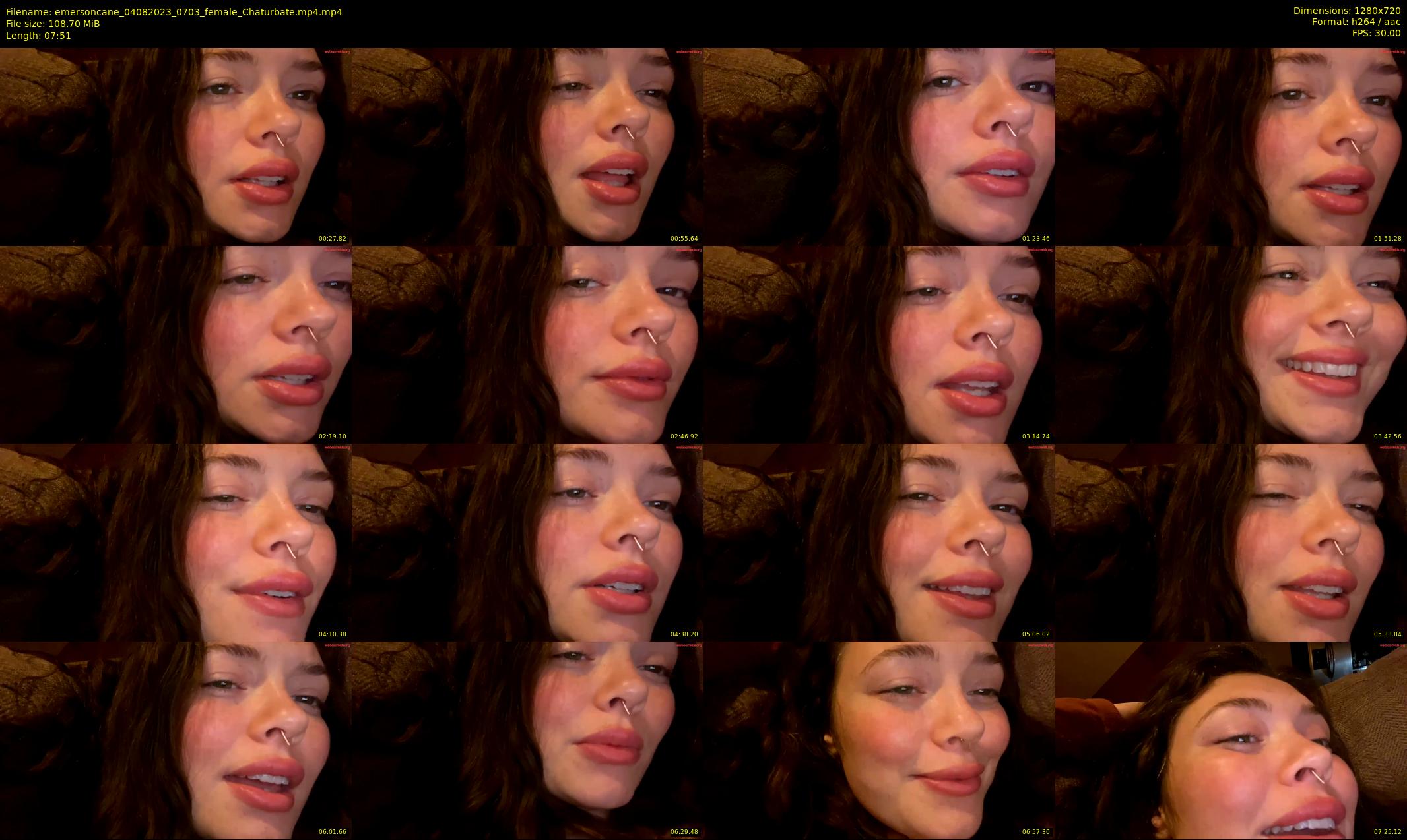 emersoncane — 8 minute Chaturbate female cam show recording, 720p, Aug 4, 2023
