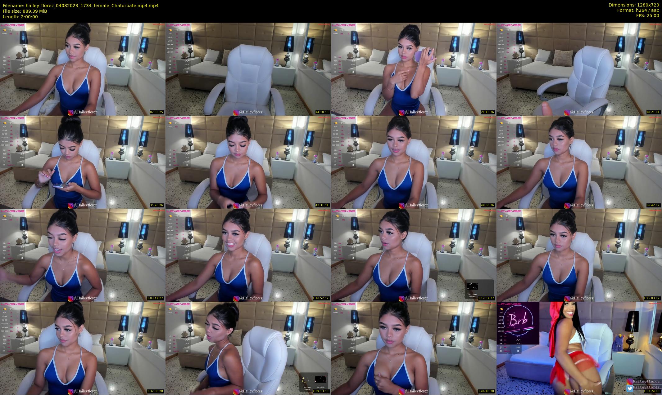 hailey_florez — 120 minute Chaturbate female cam show recording, 720p, Aug 4, 2023