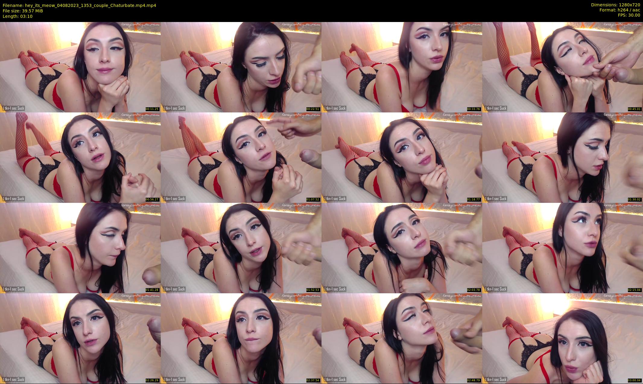 hey_its_meow — 4 minute Chaturbate couple cam show recording, 720p, Aug 4, 2023