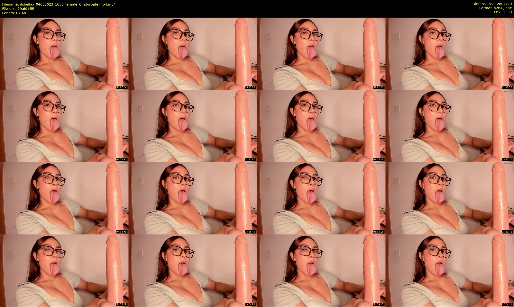 itsbellax — 8 minute Chaturbate female cam show recording, 720p, Aug 4, 2023