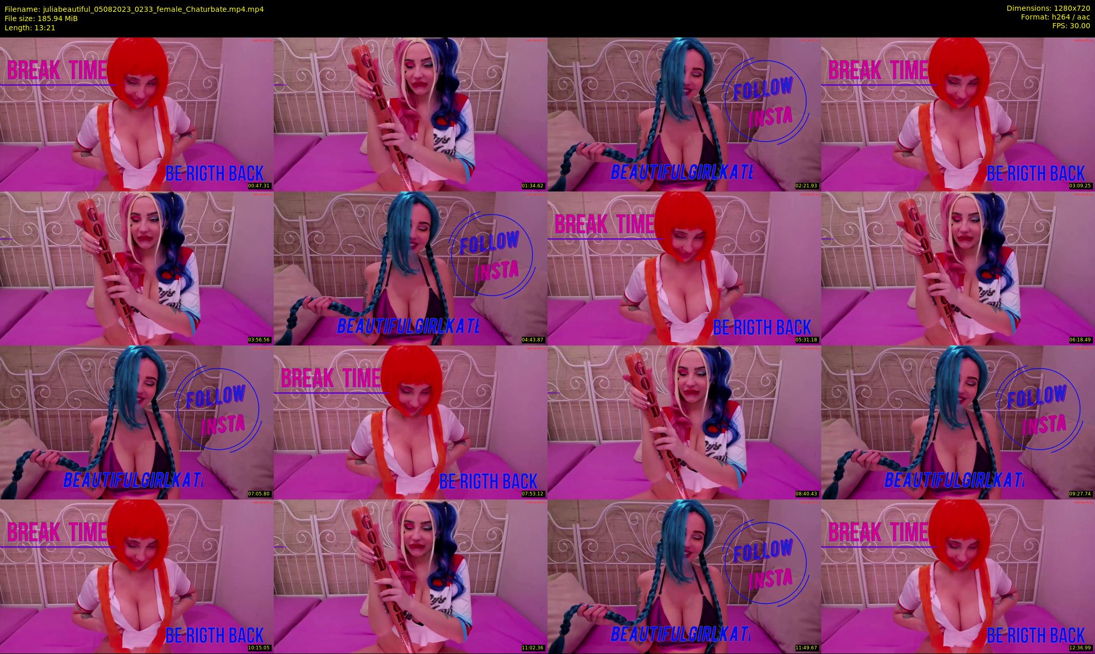 juliabeautiful — 14 minute Chaturbate female cam show recording, 720p, Aug 5, 2023