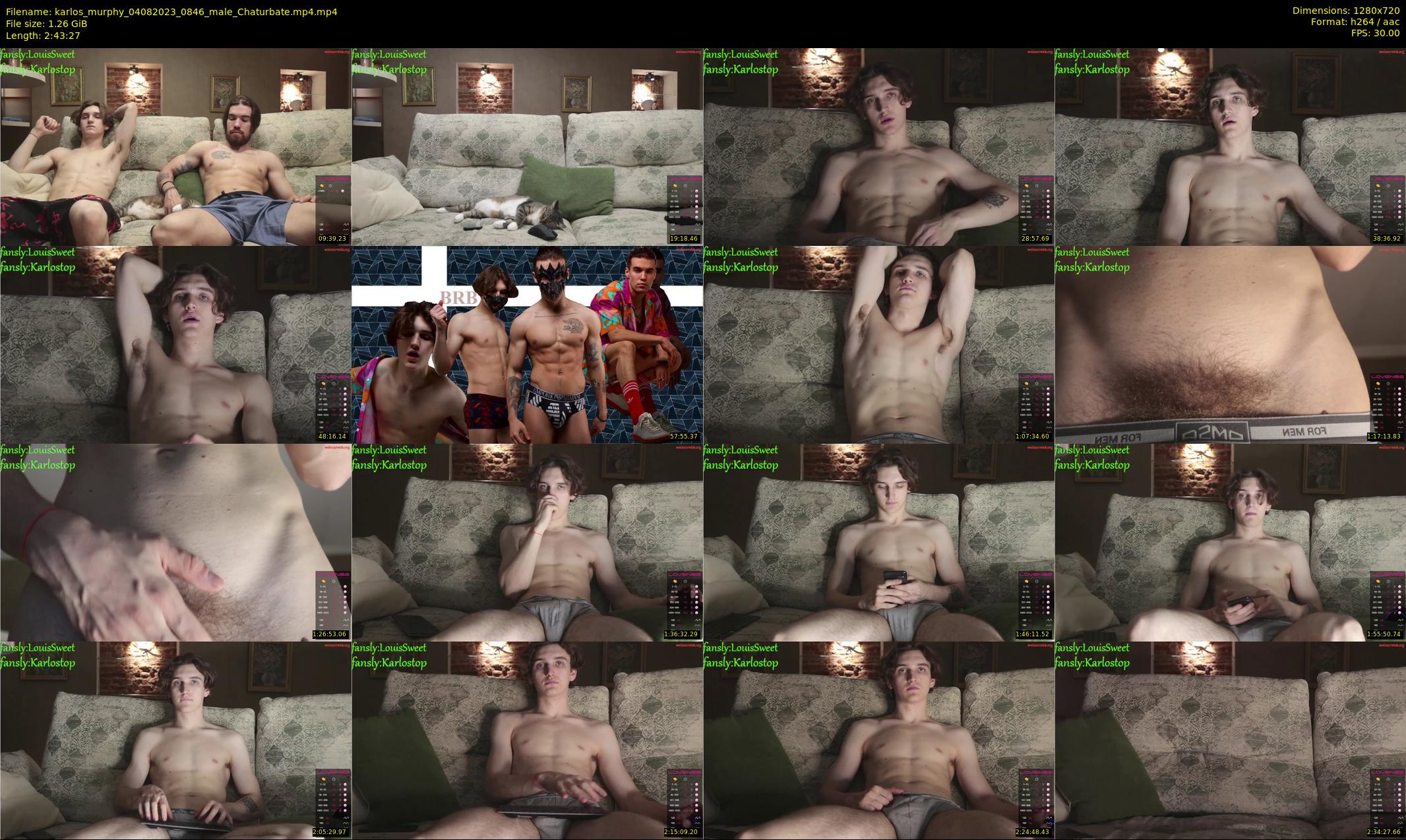 karlos_murphy — 164 minute Chaturbate male cam show recording, 720p, Aug 4, 2023