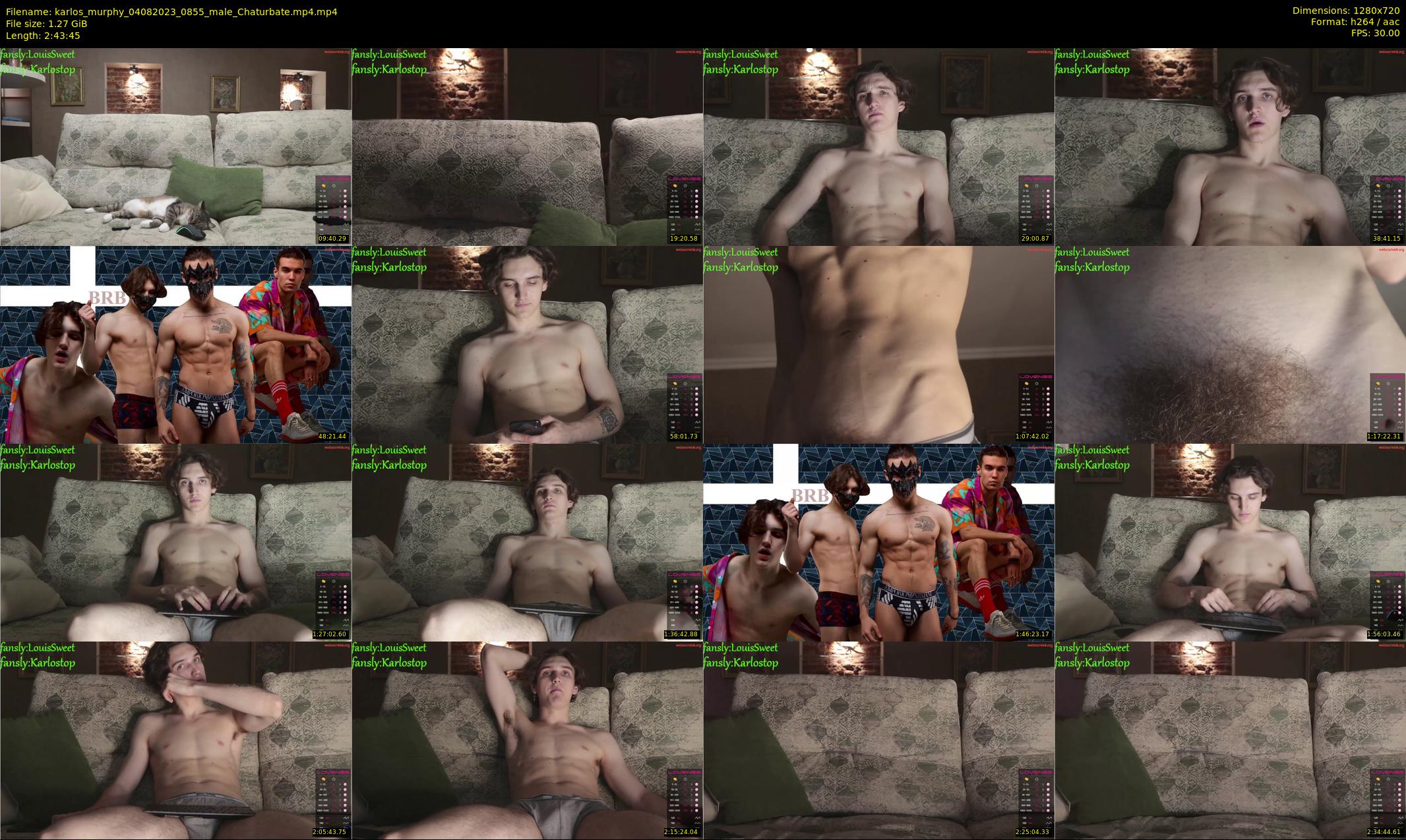 karlos_murphy — 164 minute Chaturbate male cam show recording, 720p, Aug 4, 2023