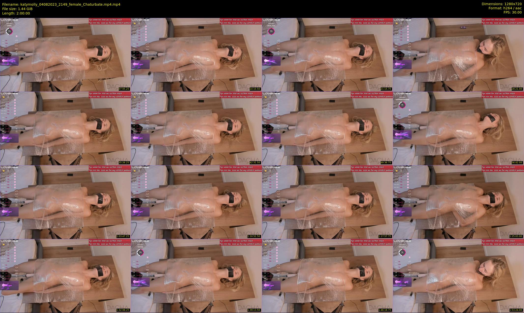katymolly — 120 minute Chaturbate female cam show recording, 720p, Aug 4, 2023