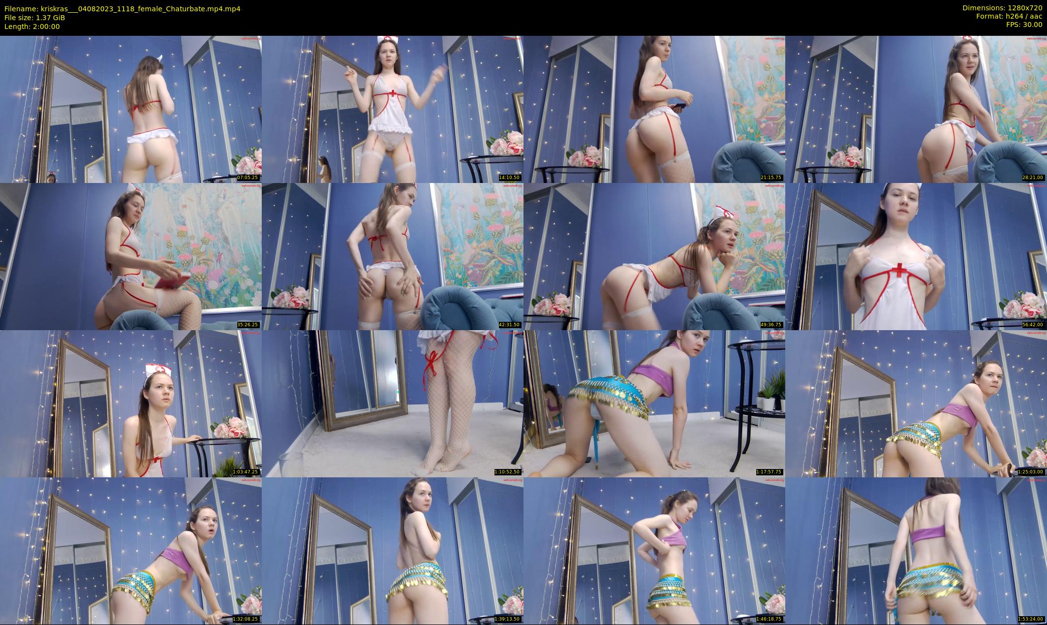 kriskras__ — 120 minute Chaturbate female cam show recording, 720p, Aug 4, 2023
