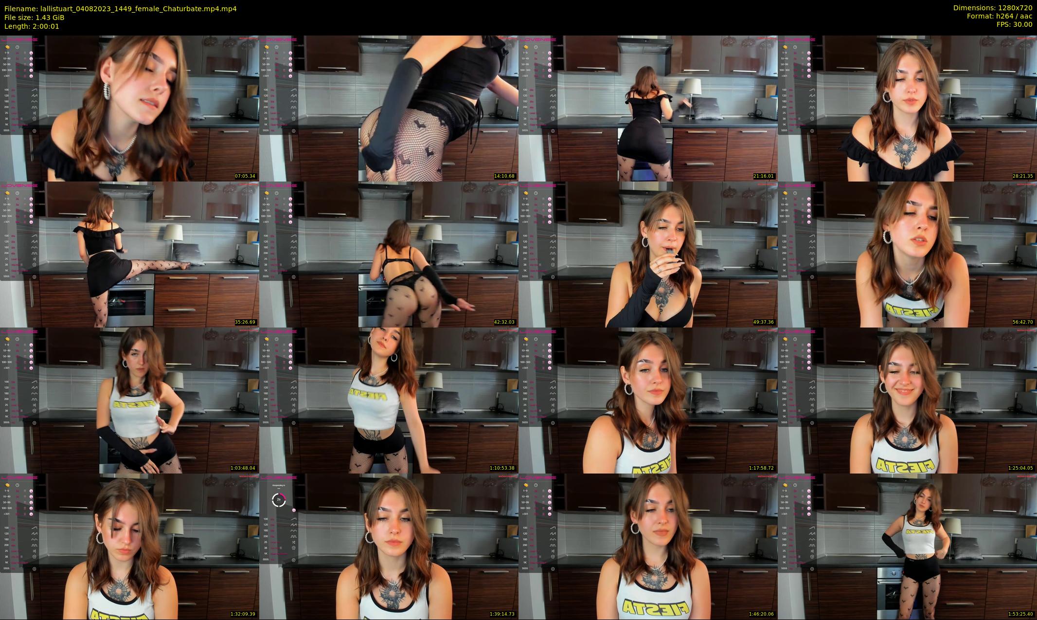 lallistuart — 121 minute Chaturbate female cam show recording, 720p, Aug 4, 2023