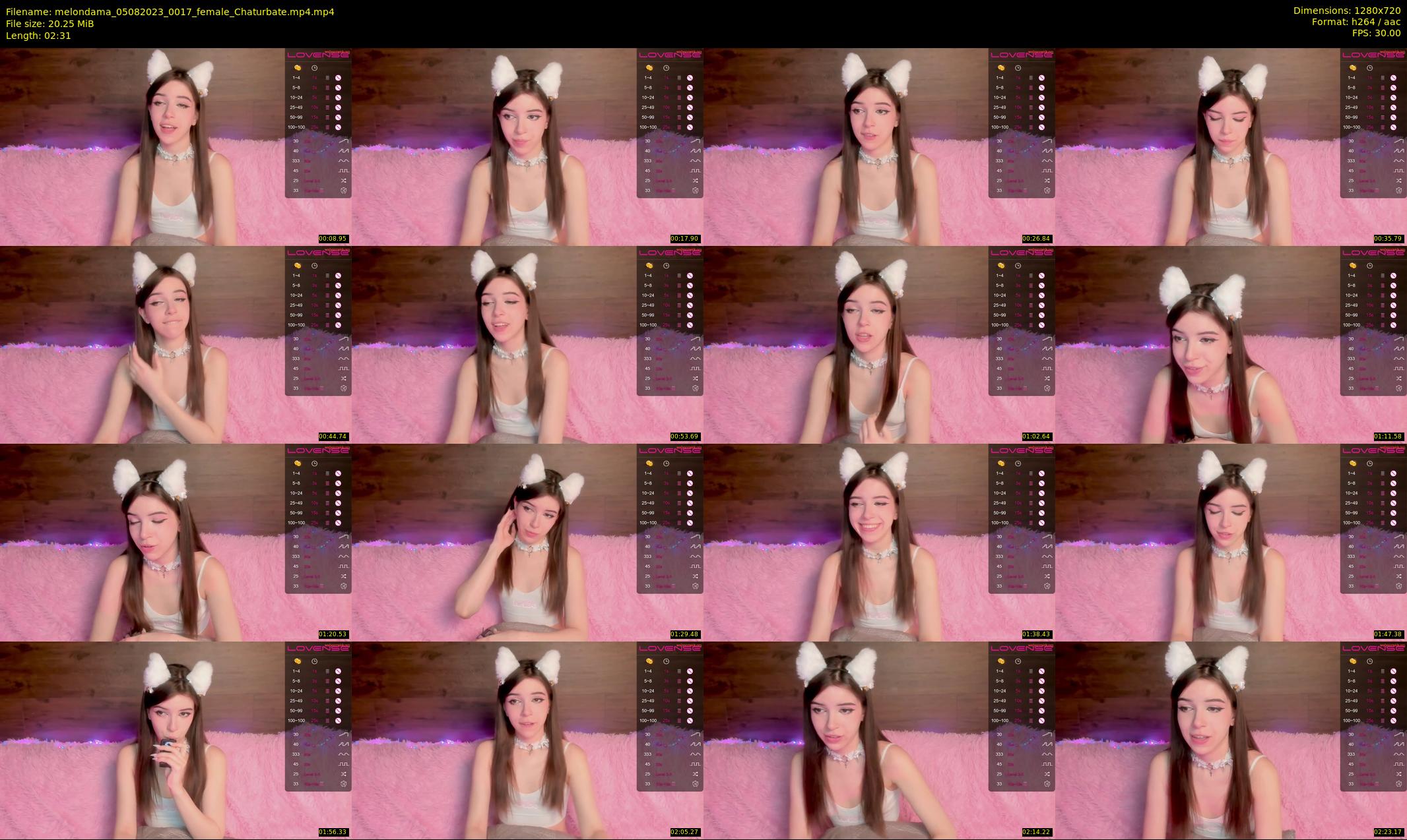 melondama — 3 minute Chaturbate female cam show recording, 720p, Aug 5, 2023