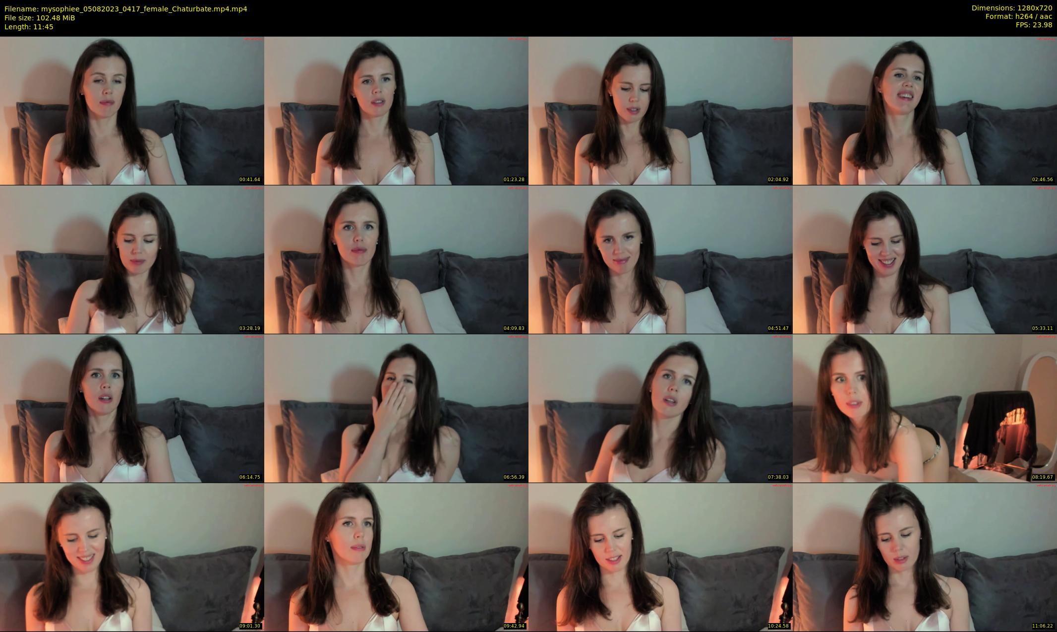 mysophiee — 12 minute Chaturbate female cam show recording, 720p, Aug 5, 2023