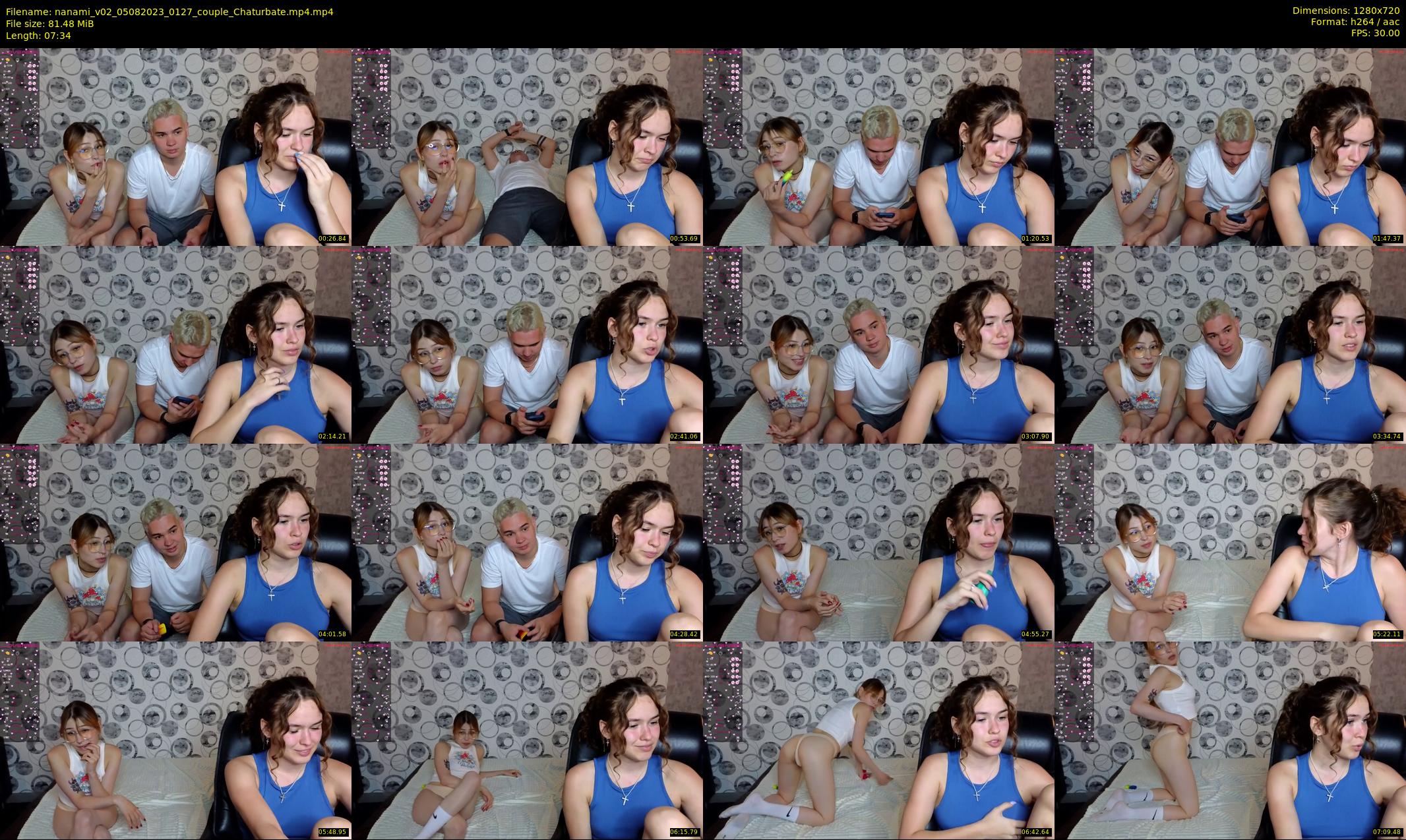 nanami_v02 — 8 minute Chaturbate couple cam show recording, 720p, Aug 5, 2023