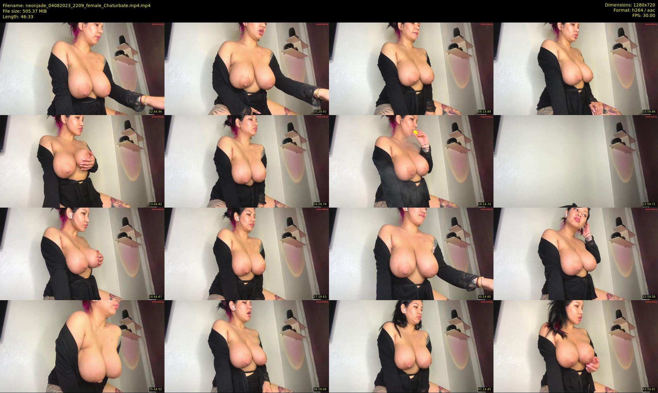 neonjade — 47 minute Chaturbate female cam show recording, 720p, Aug 4, 2023