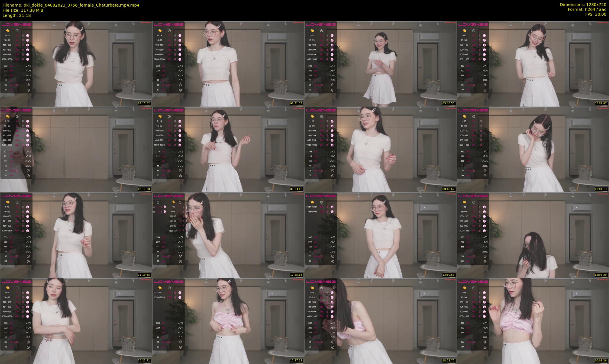 oki_dokie — 22 minute Chaturbate female cam show recording, 720p, Aug 4, 2023