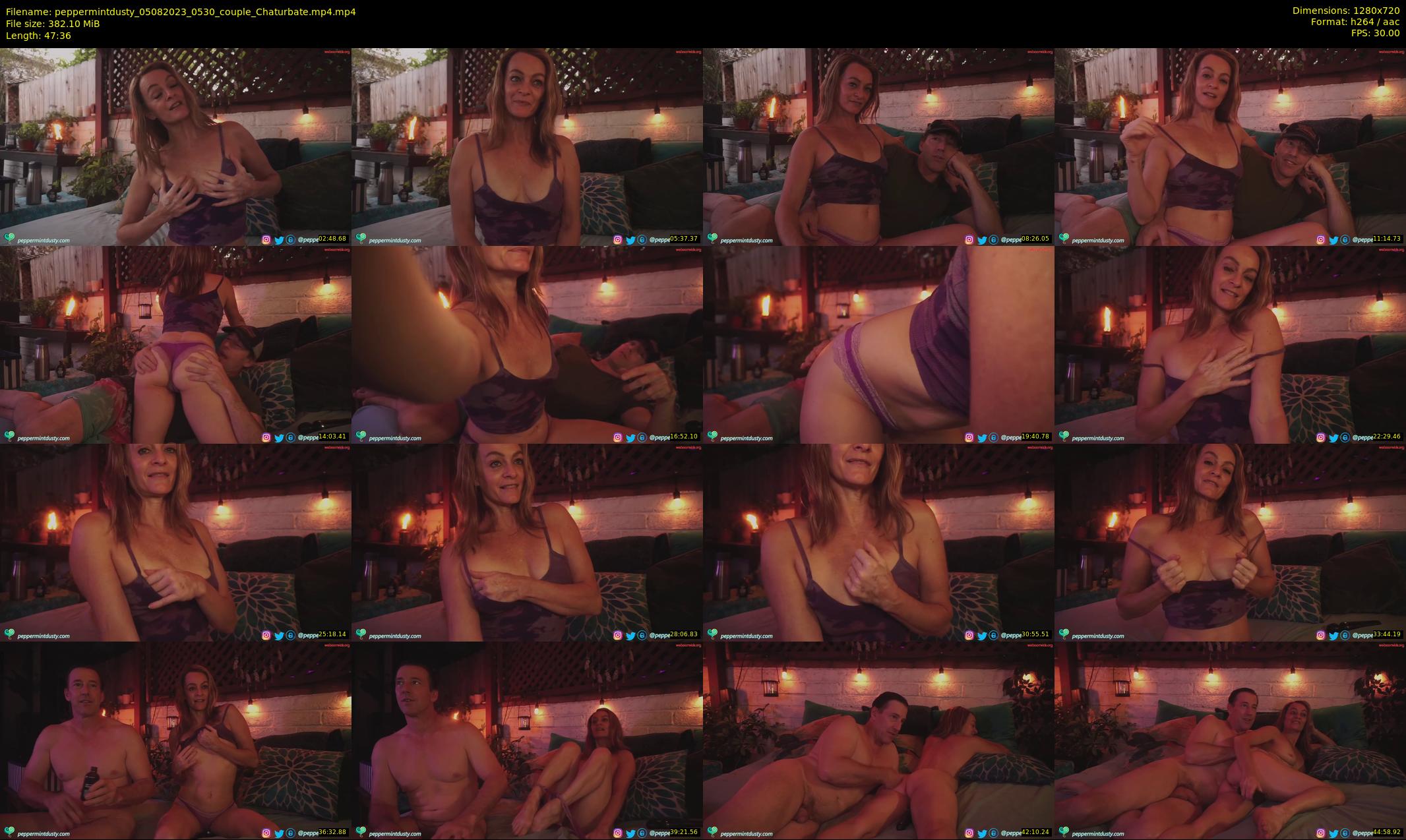 peppermintdusty — 48 minute Chaturbate couple cam show recording, 720p, Aug 5, 2023