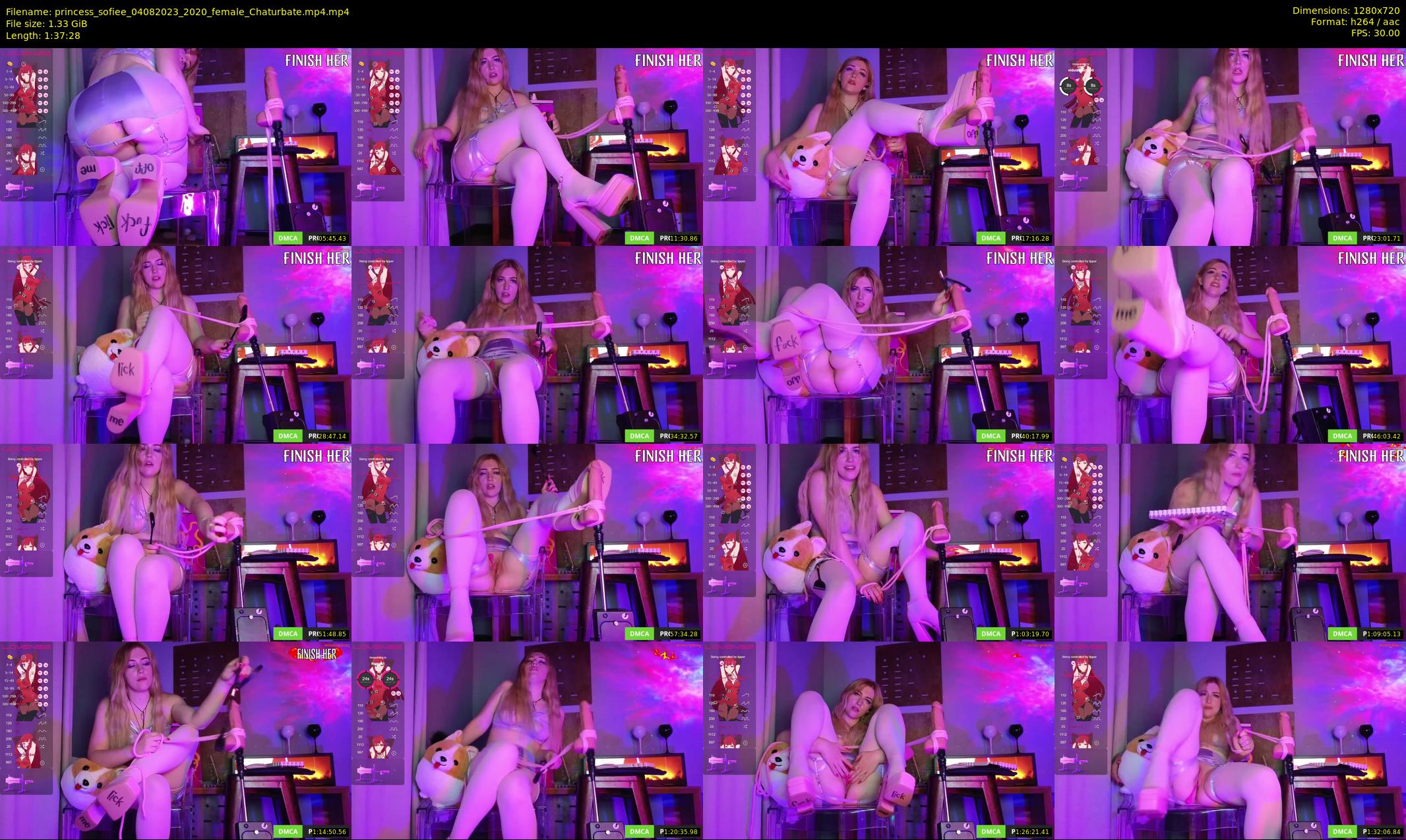 princess_sofiee — 98 minute Chaturbate female cam show recording, 720p, Aug 4, 2023