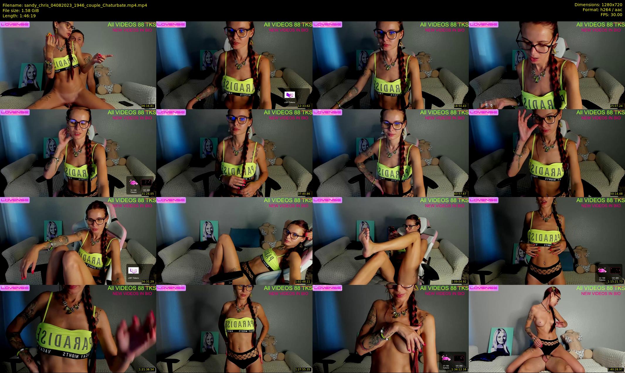 sandy_chris — 107 minute Chaturbate couple cam show recording, 720p, Aug 4, 2023