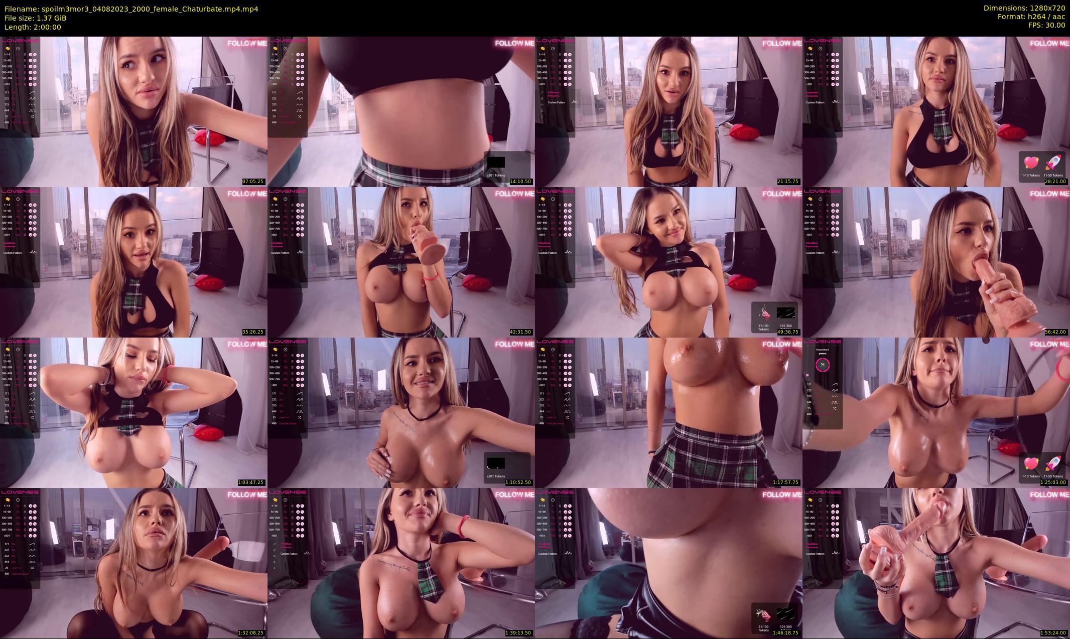 spoilm3mor3 — 120 minute Chaturbate female cam show recording, 720p, Aug 4, 2023