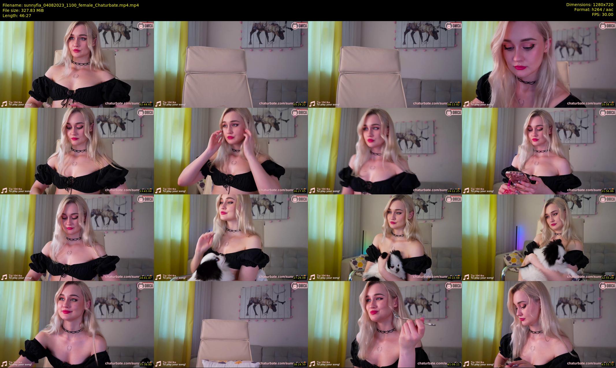sunnyfia — 47 minute Chaturbate female cam show recording, 720p, Aug 4, 2023