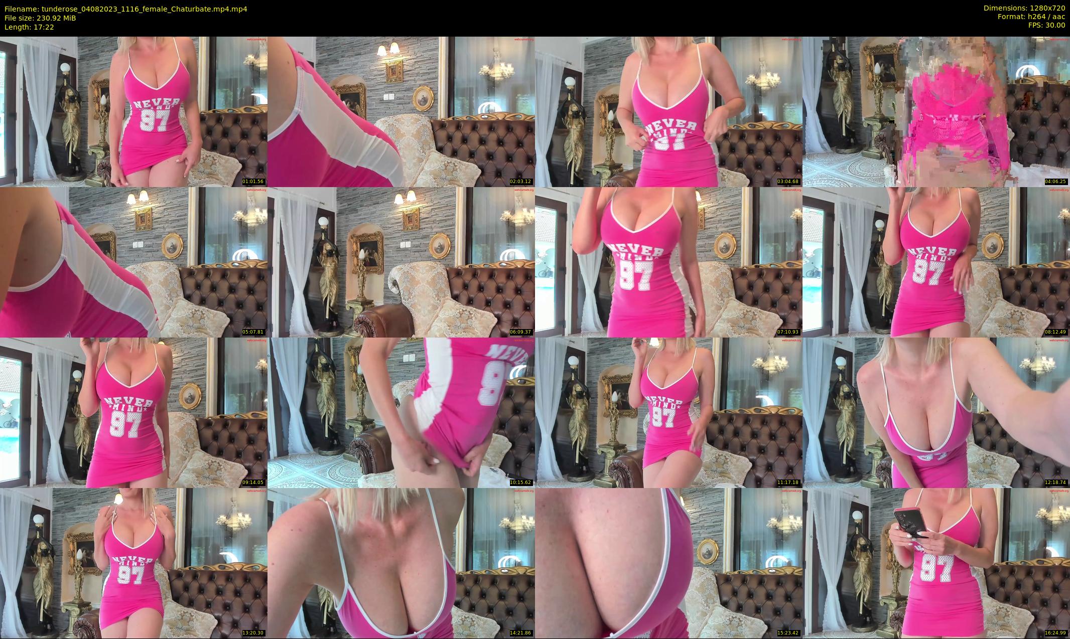 tunderose — 18 minute Chaturbate female cam show recording, 720p, Aug 4, 2023